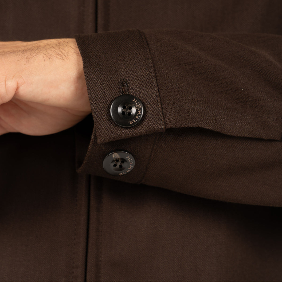 Berwich Overshirt met Rits Bruin | J-Easy