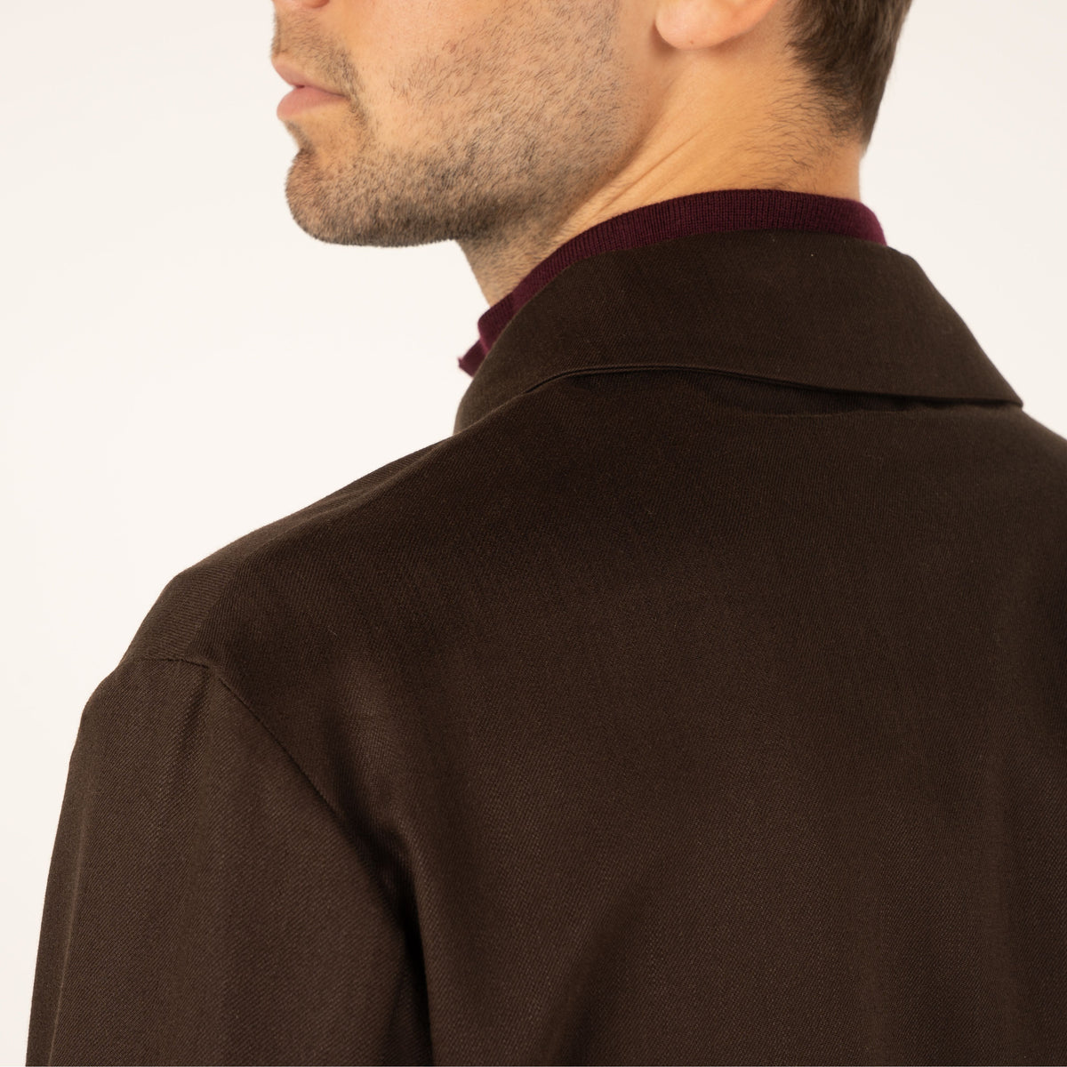 Berwich Overshirt met Rits Bruin | J-Easy