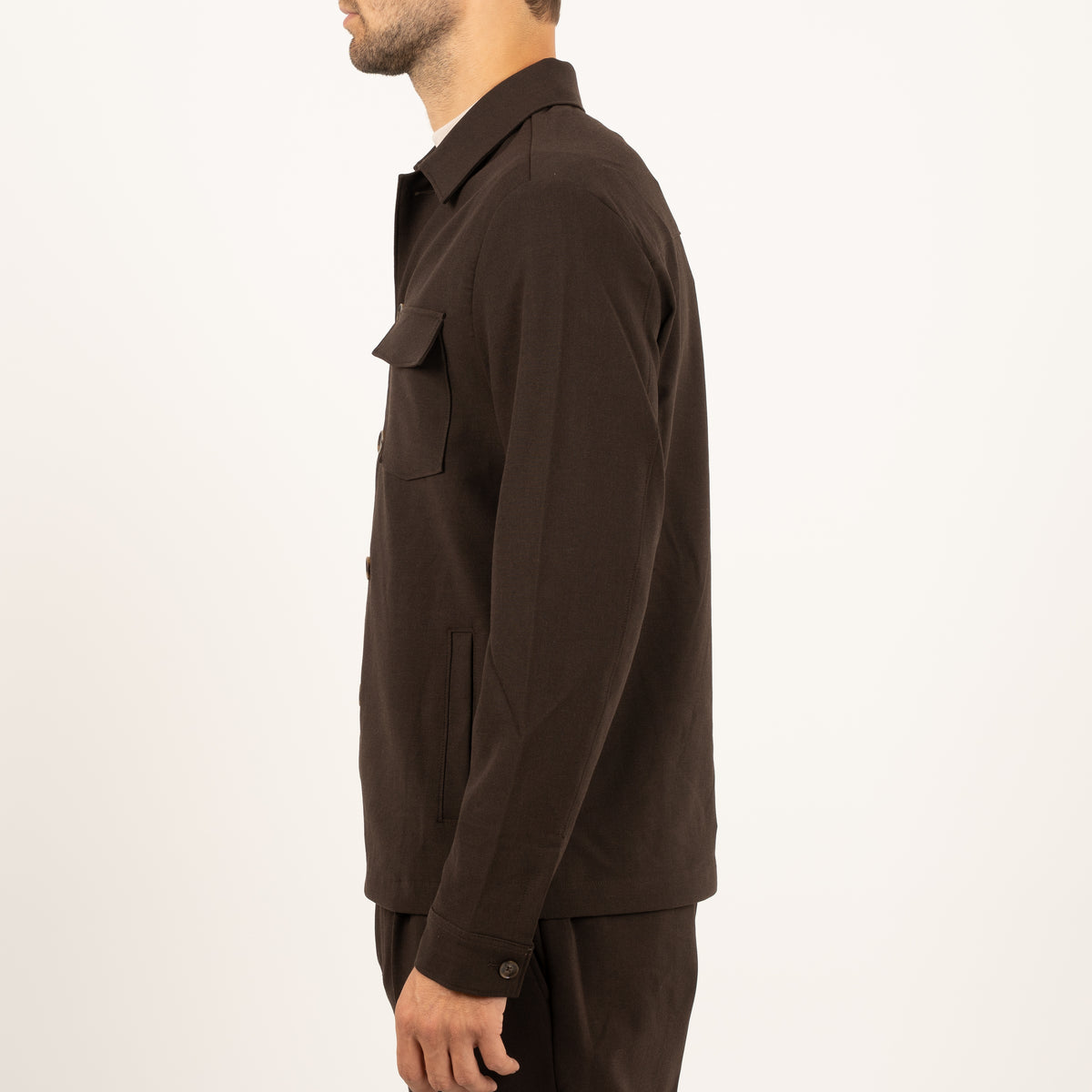 SEVEN DIALS Overshirt Bruin | Ronan