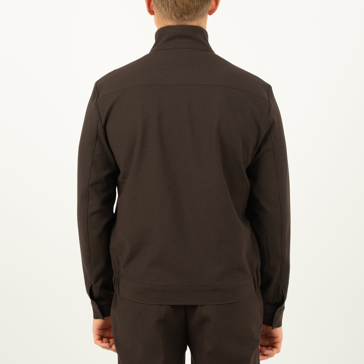 SEVEN DIALS Overshirt met Rits Bruin | Medan