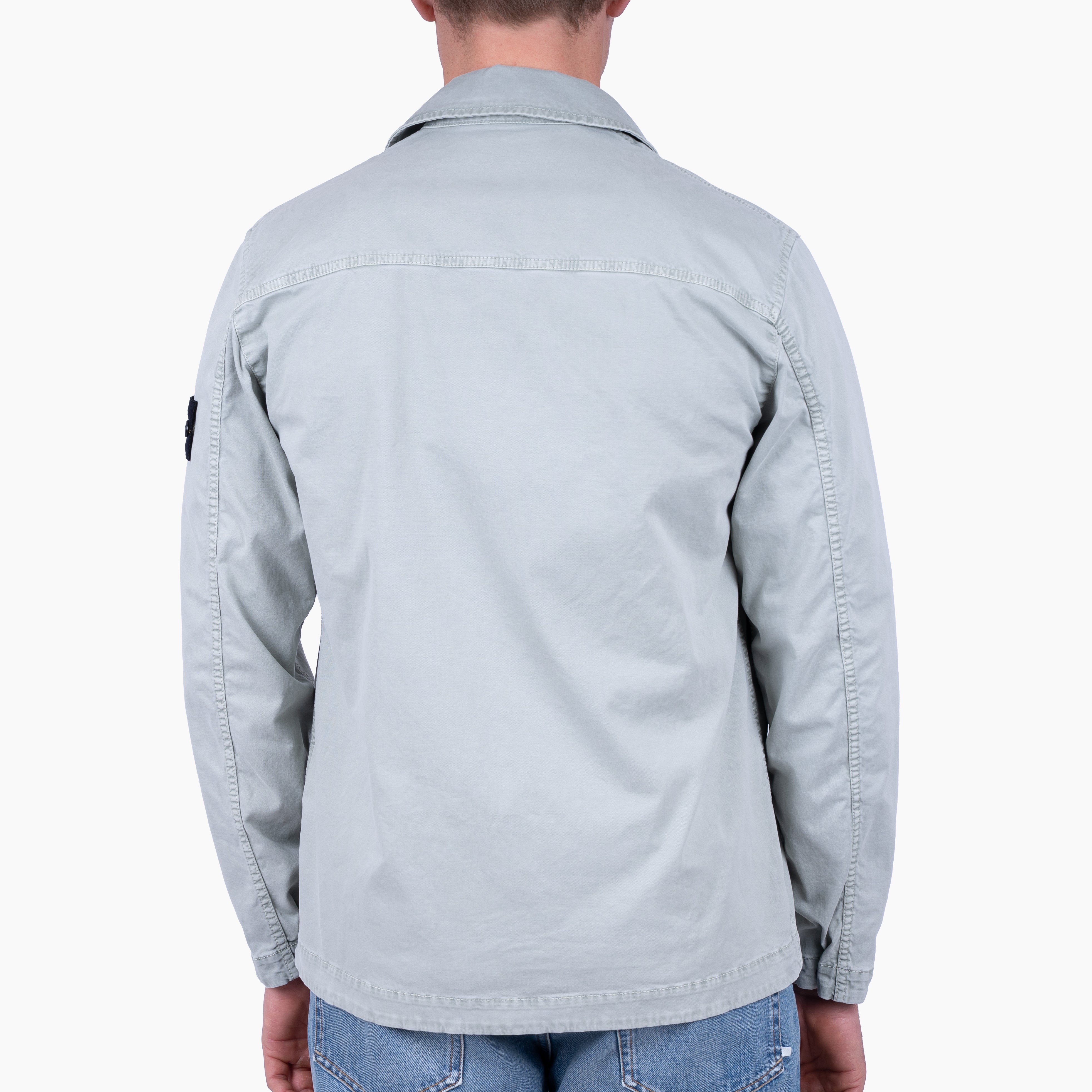 Stone Island Overshirt Mintgroen | 'OLD' Effect
