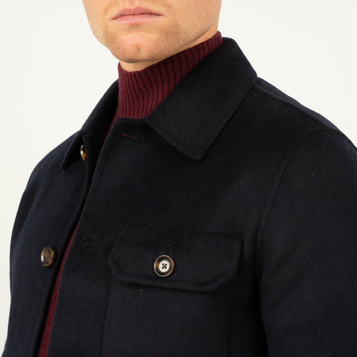 SEVEN DIALS Overshirt Blauw | London
