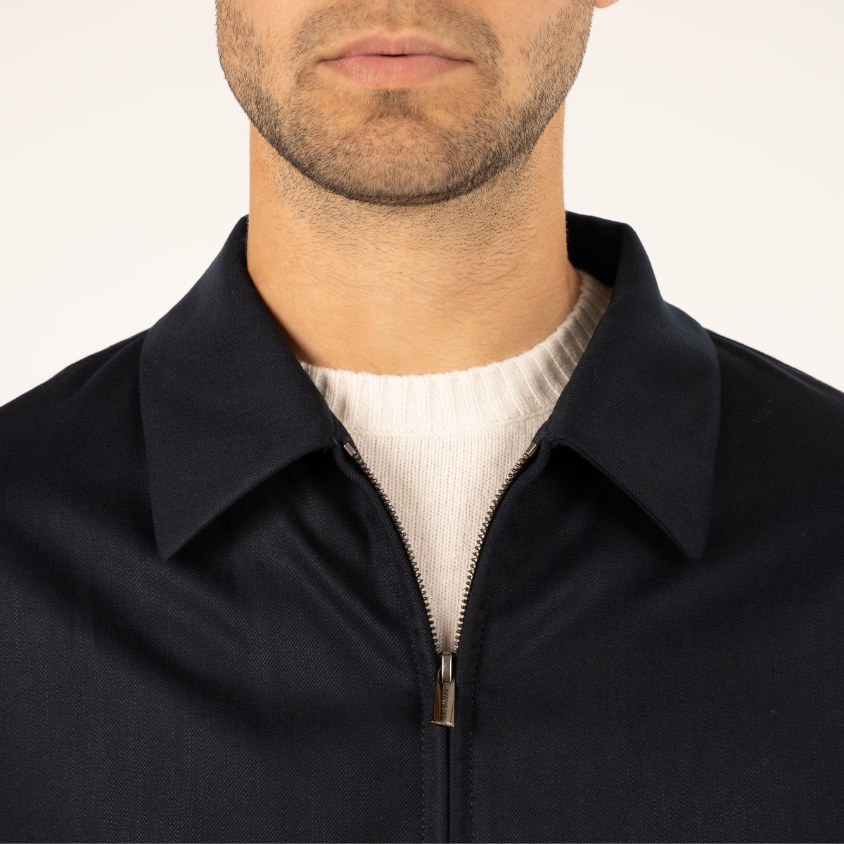 Berwich Overshirt met Rits Blauw | J-Easy