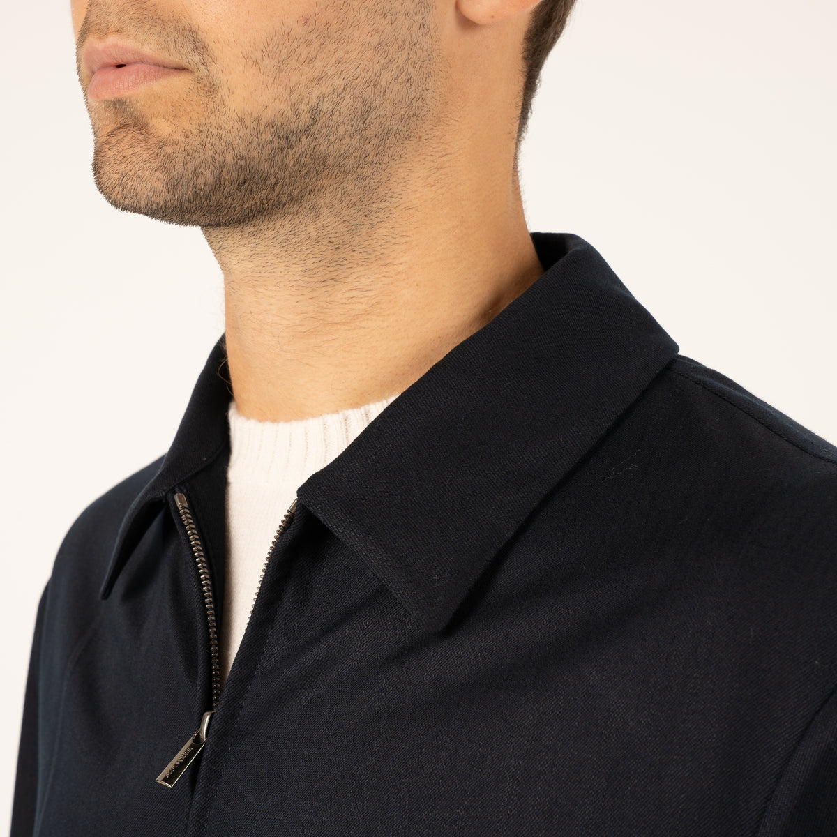 Berwich Overshirt met Rits Blauw | J-Easy