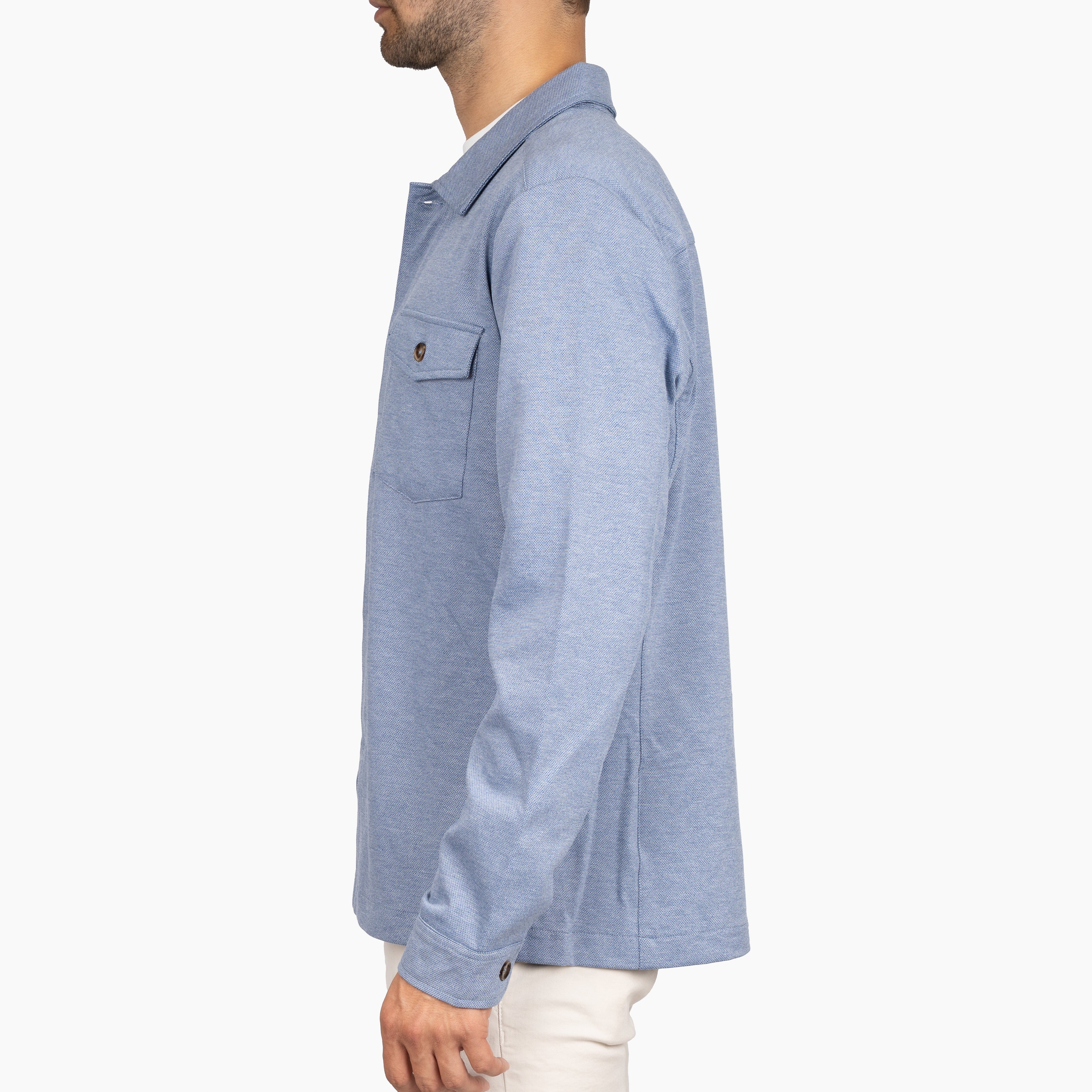 SEVEN DIALS Overshirt Lichtblauw | Ardwolf