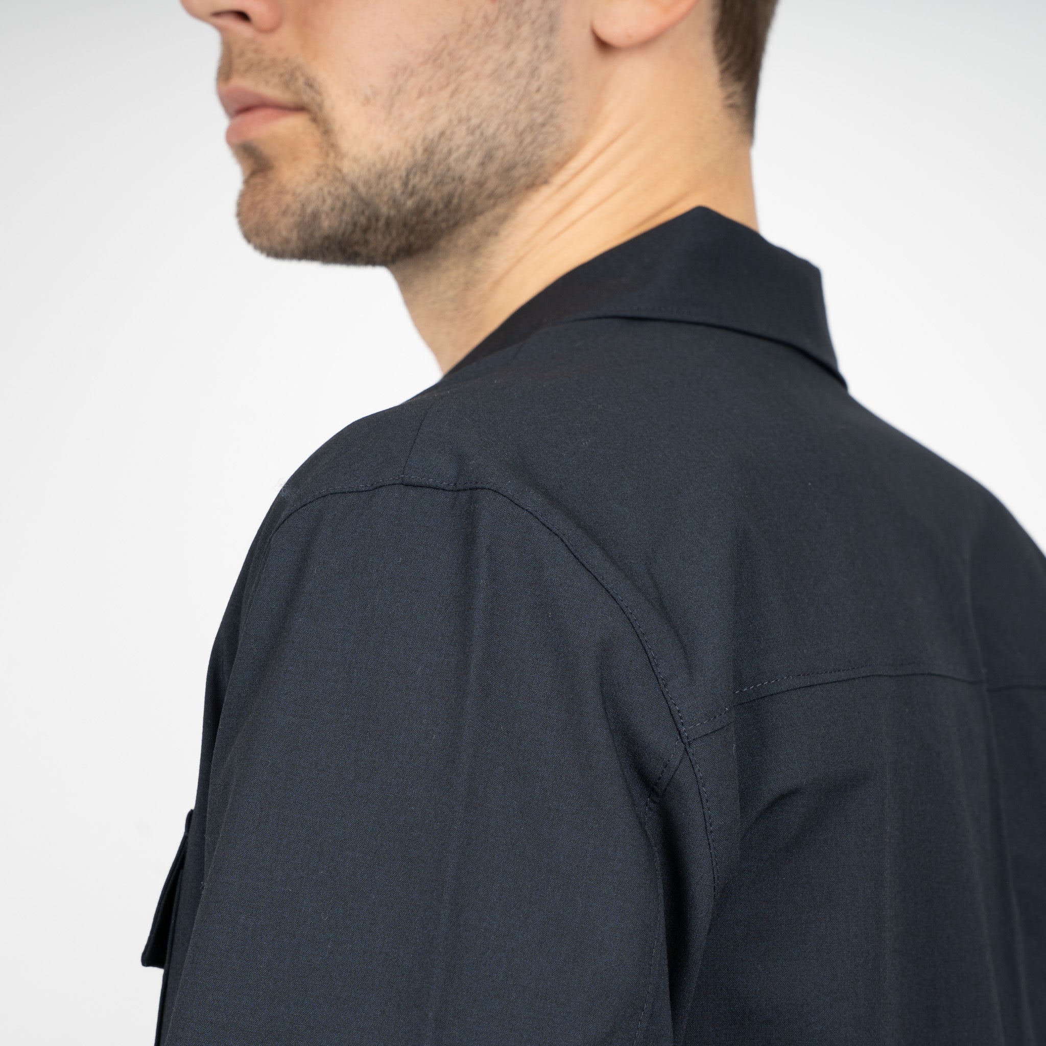 SEVEN DIALS Overshirt Blauw | Ronan