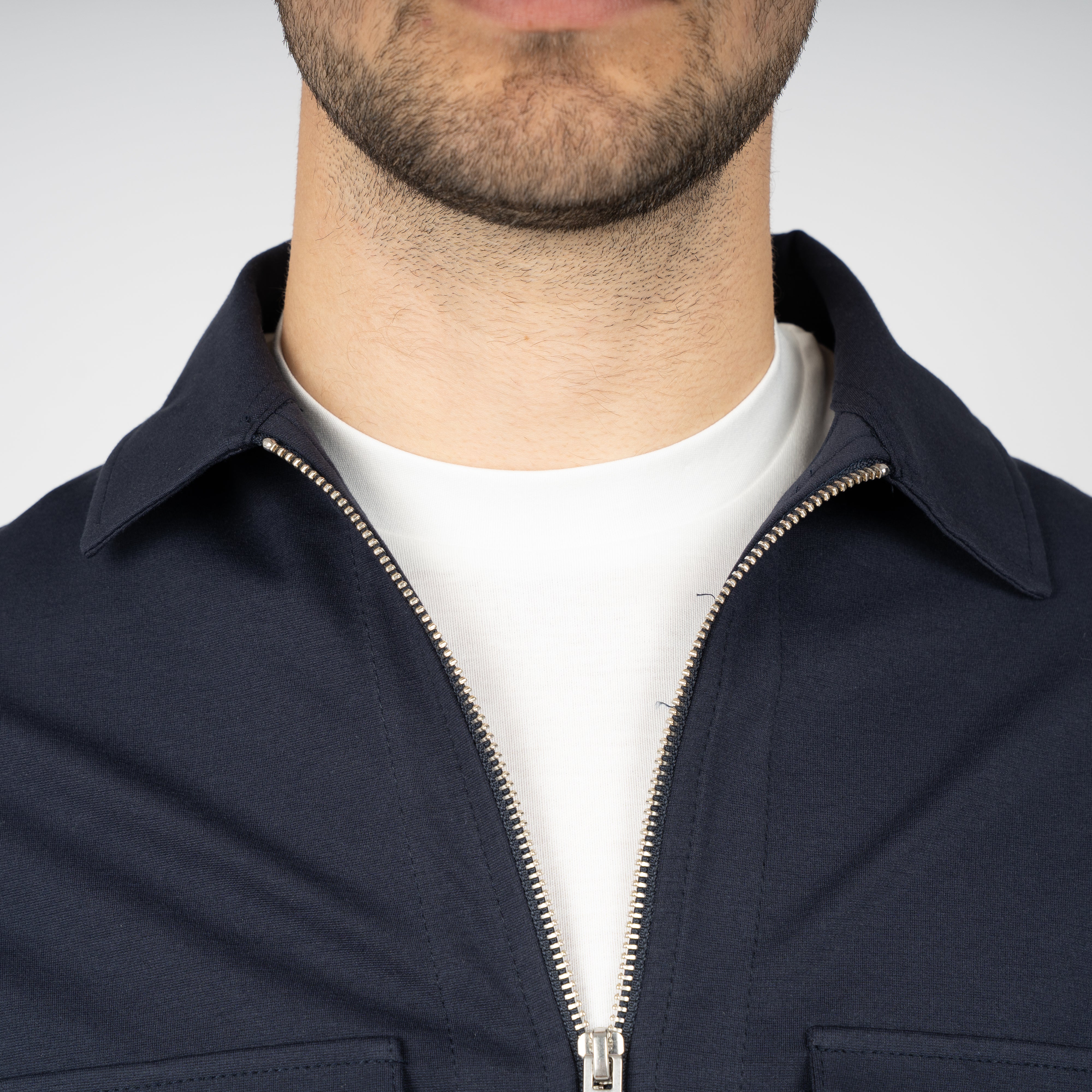 Genti Overshirt Donkerblauw | Dynamic