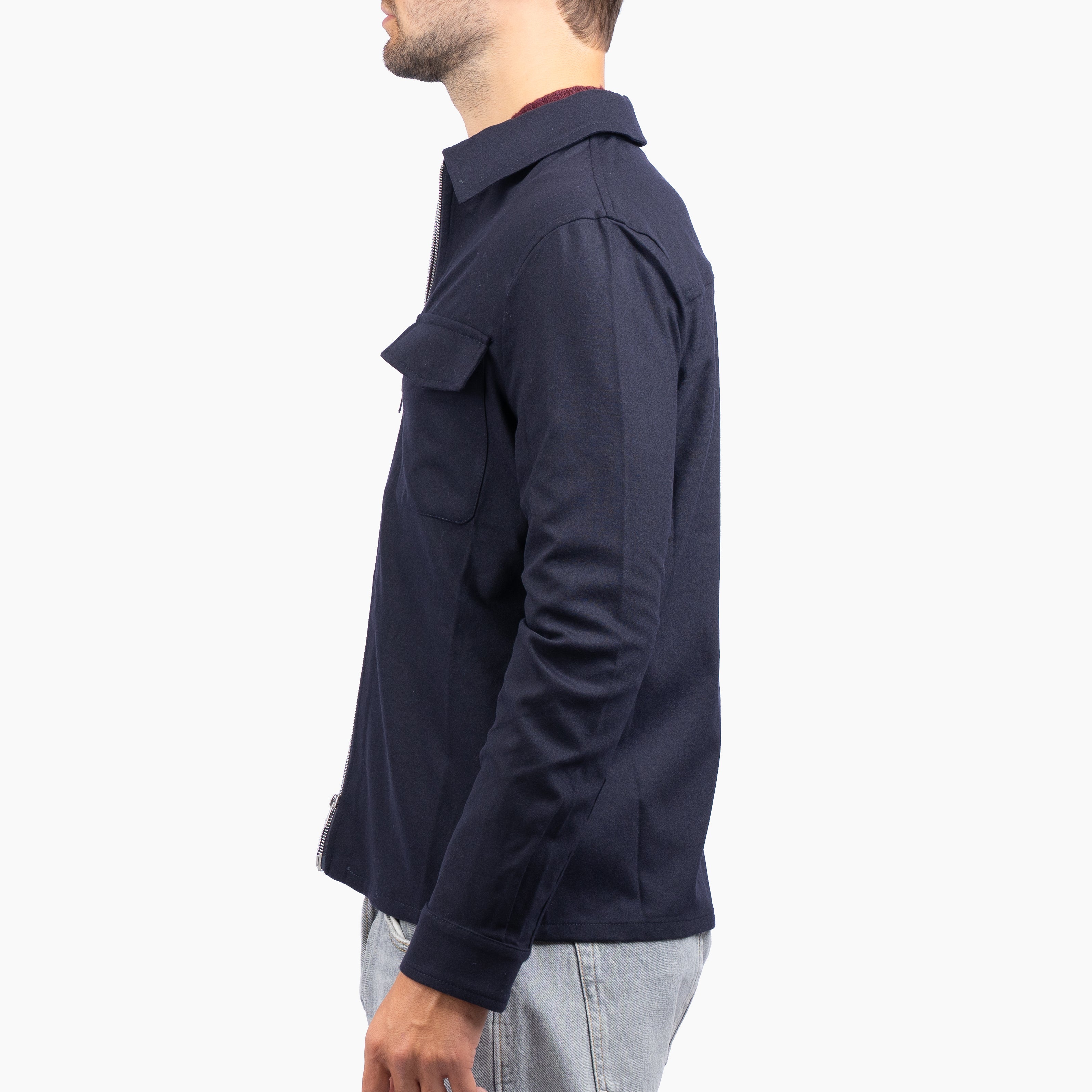 Marco Pescarolo Overshirt Blauw | Urus