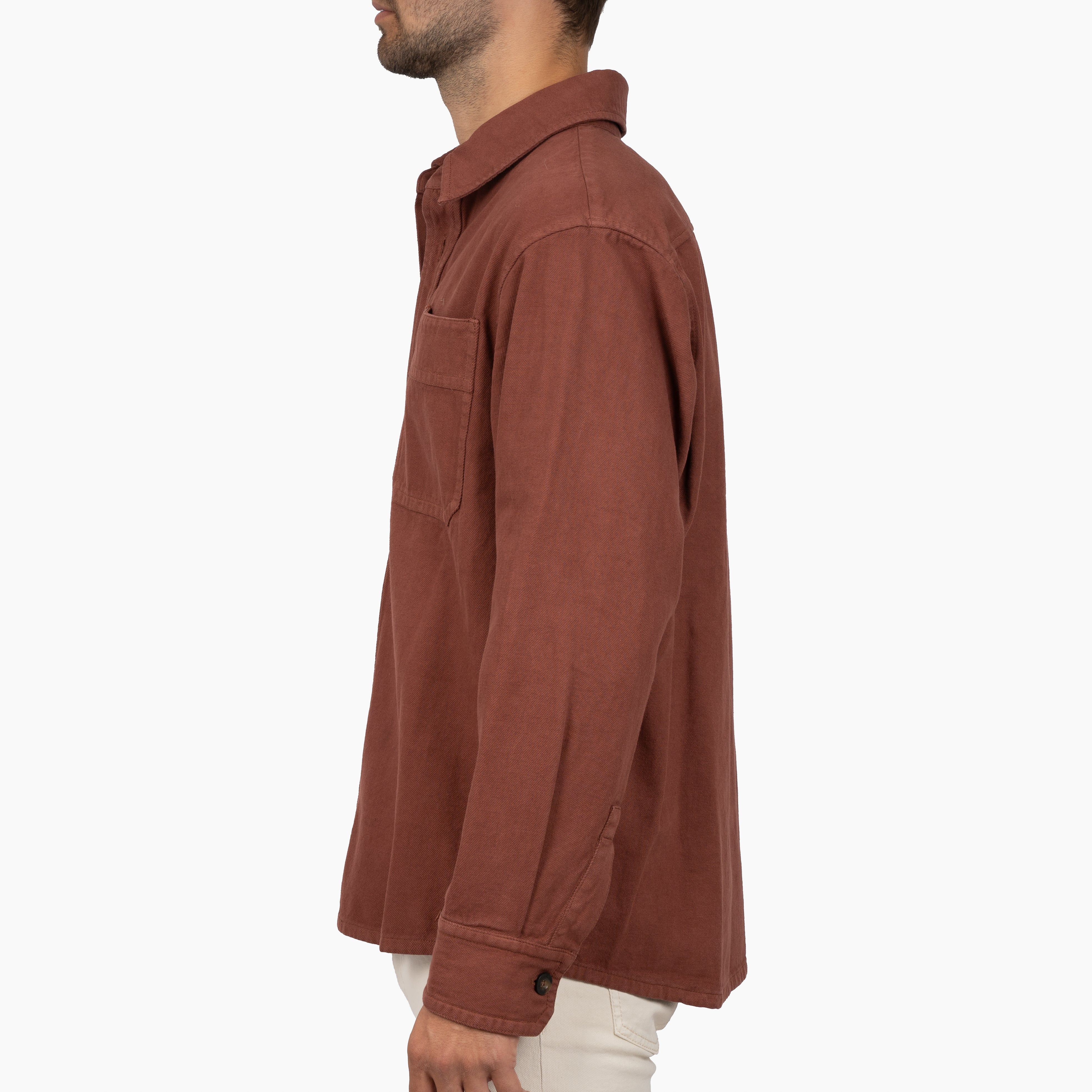 A.P.C. Overshirt Bordeaux Rood | Surchemise