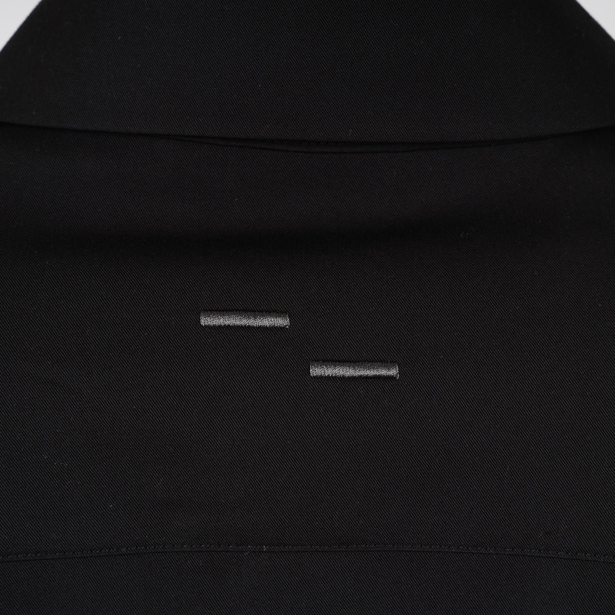 Filling Pieces Overhemd Korte Mouwen Zwart | Resort Shirt Drapy