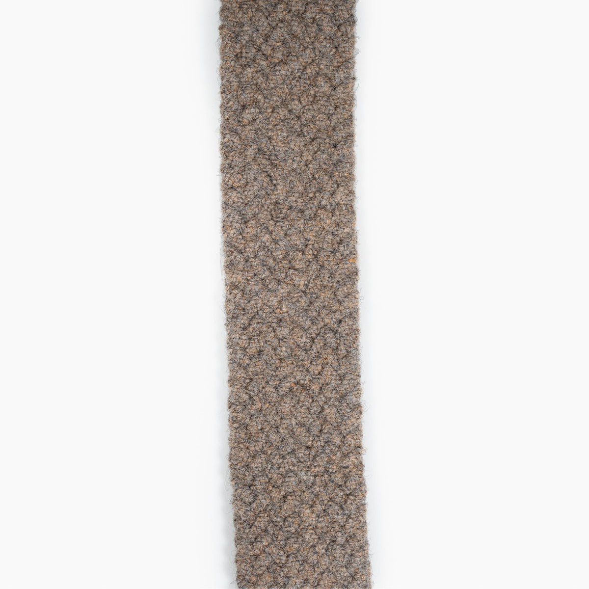 Athison Gevlochten Riem Beige | Wool Elastic Belt