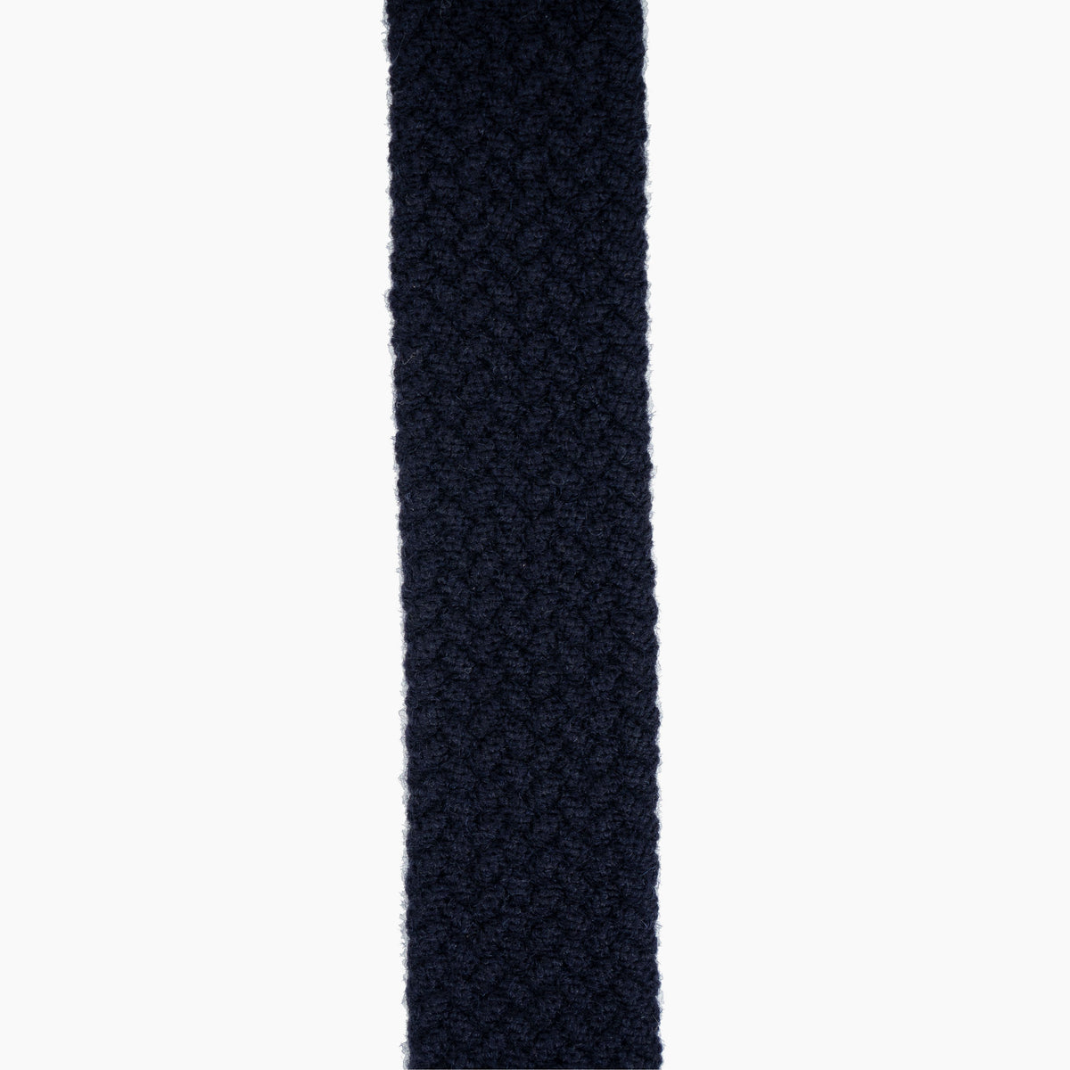 Athison Gevlochten Riem Blauw | Wool Elastic Belt