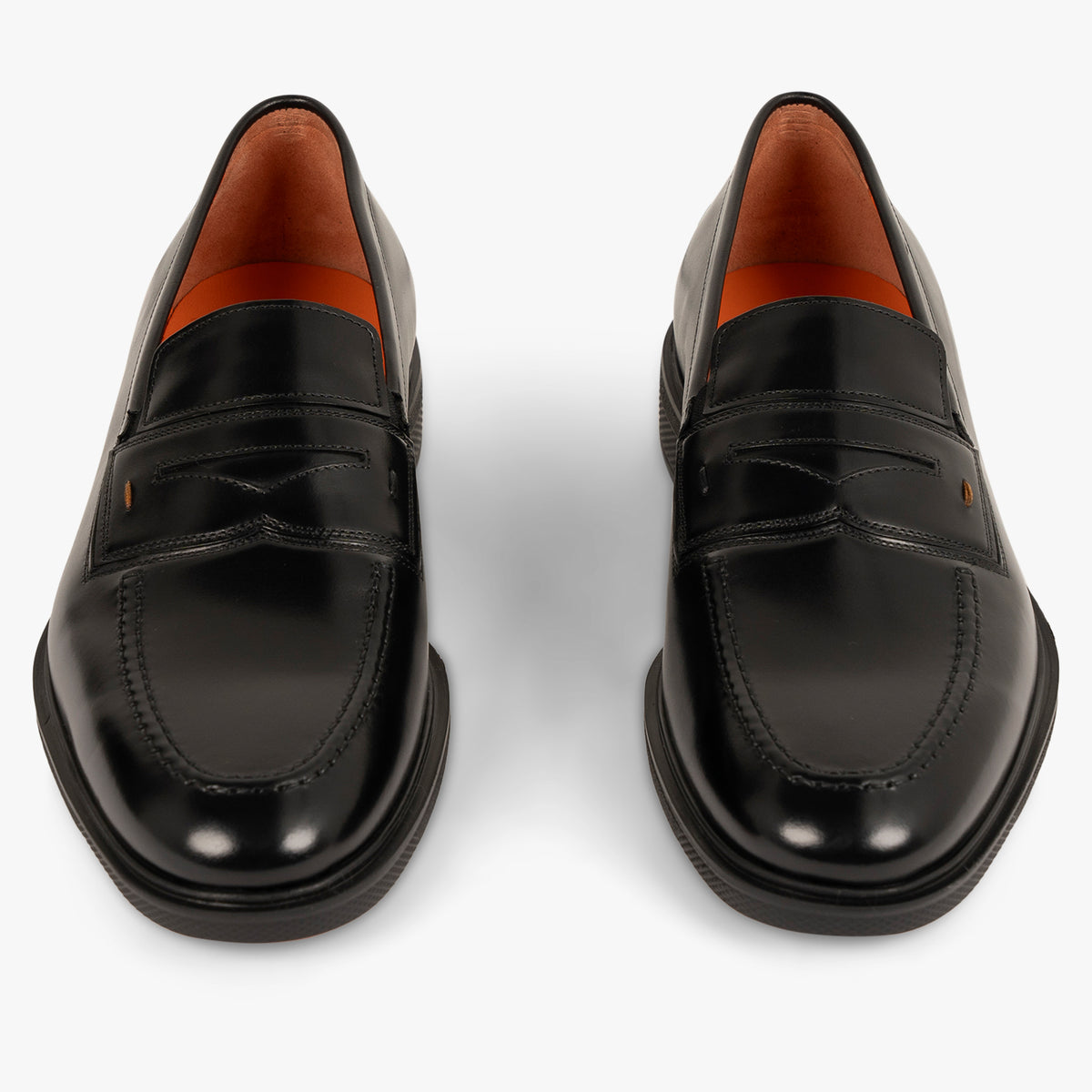 Santoni Loafer Zwart | Easy