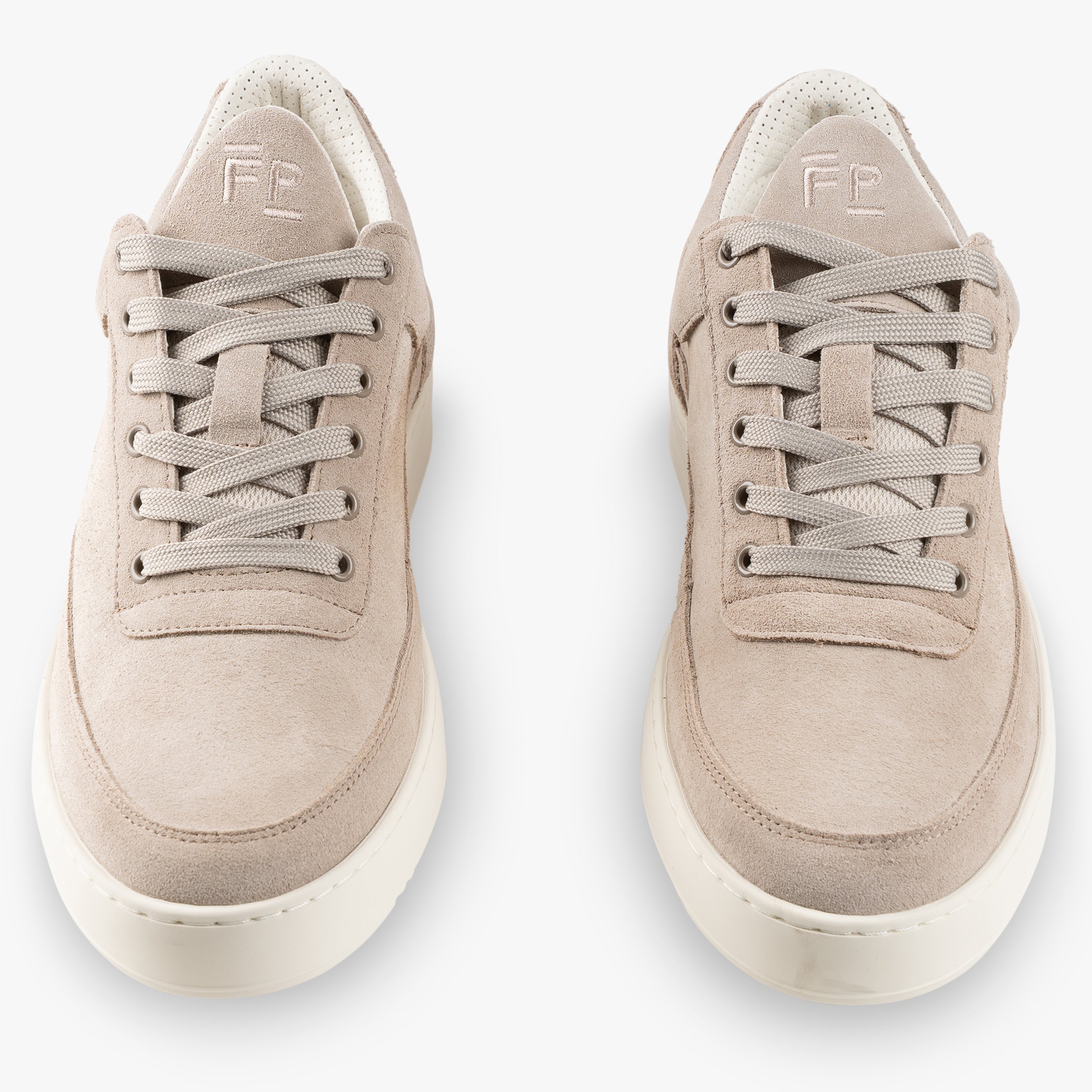Filling Pieces Sneakers Beige | Low Top Suede
