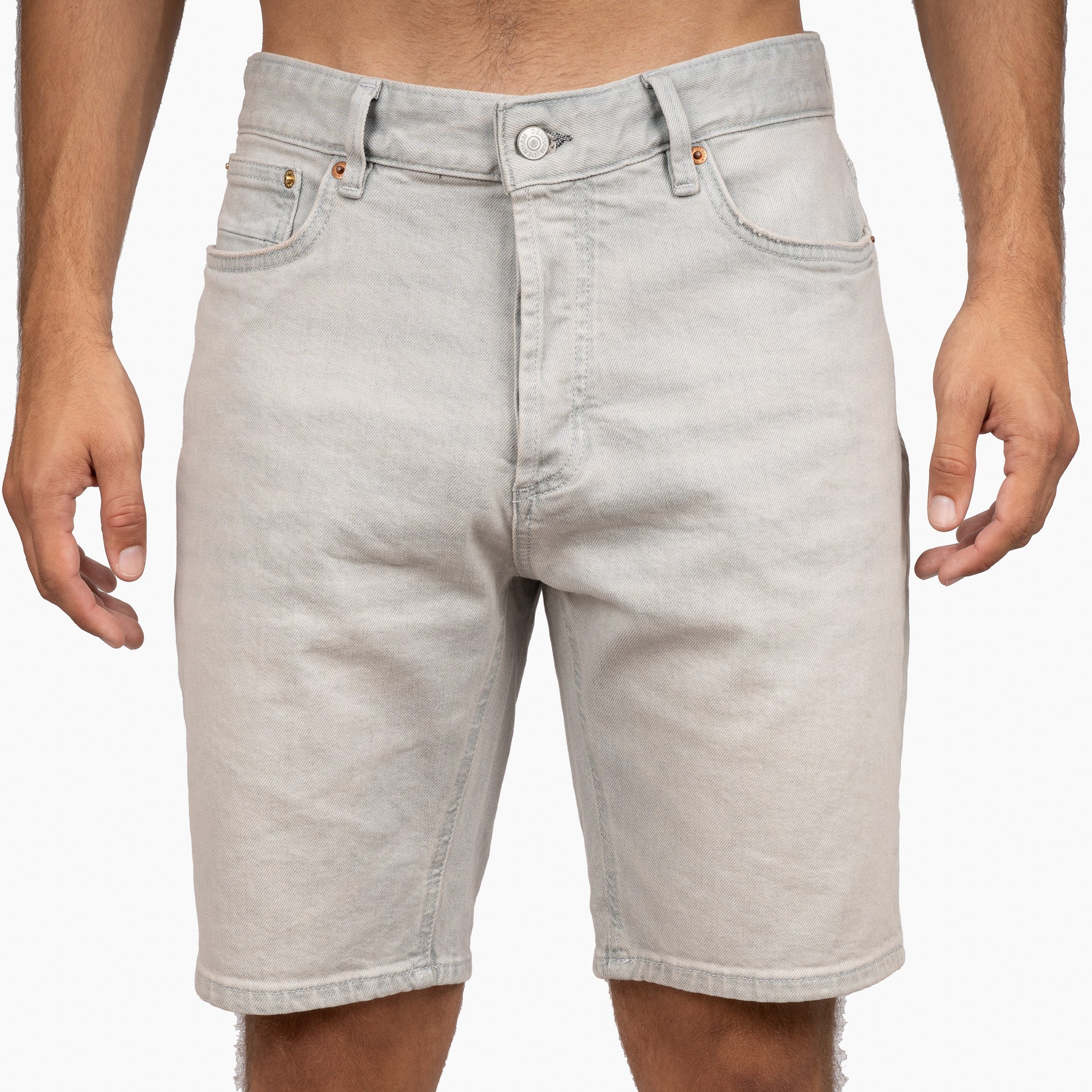 Denham Korte Broek Jeans Grijs | Ridge Straight Fit