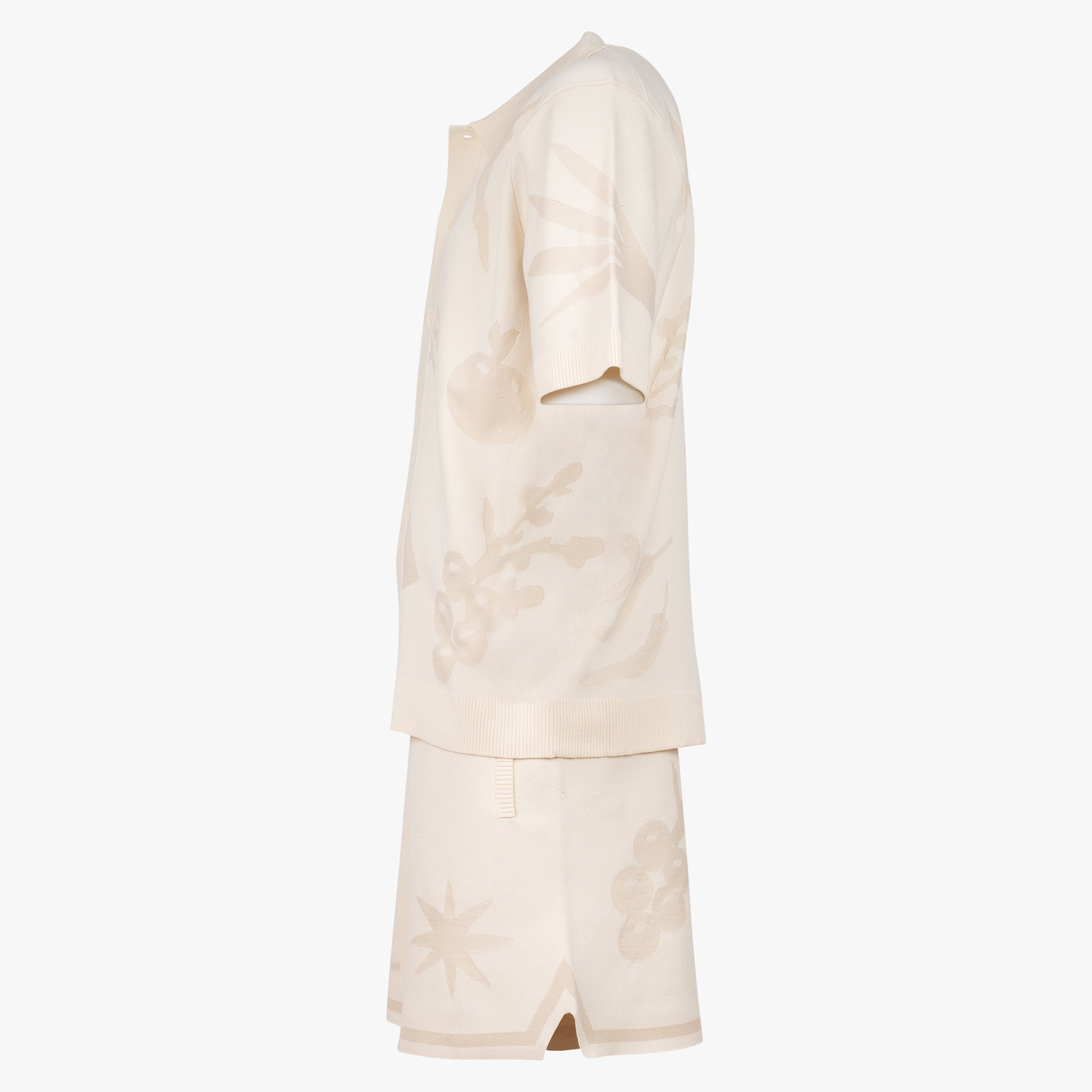 Filling Pieces Korte Broek Off-White | Knit Short Breaking Bread