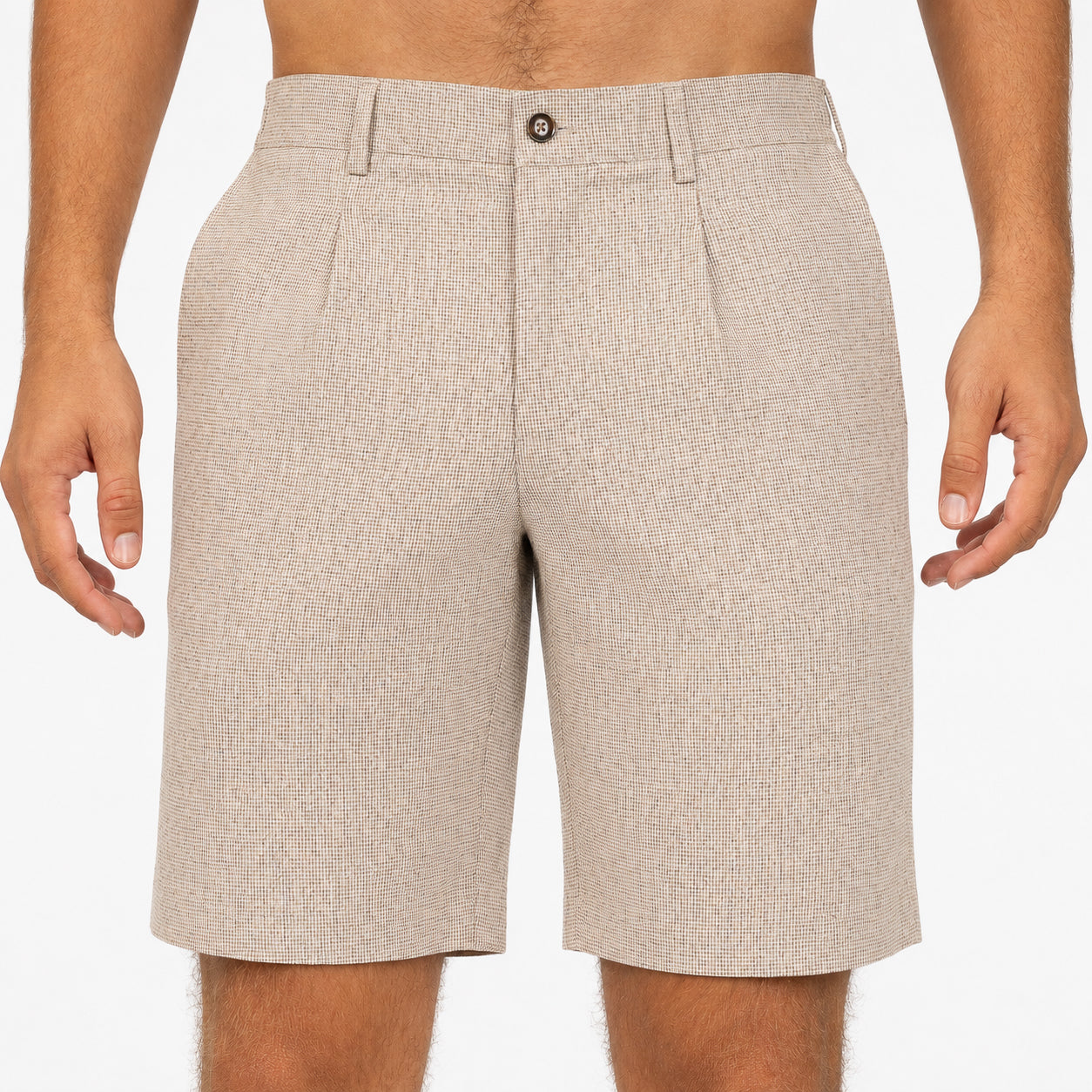 SEVEN DIALS Korte Broek Beige | Anson