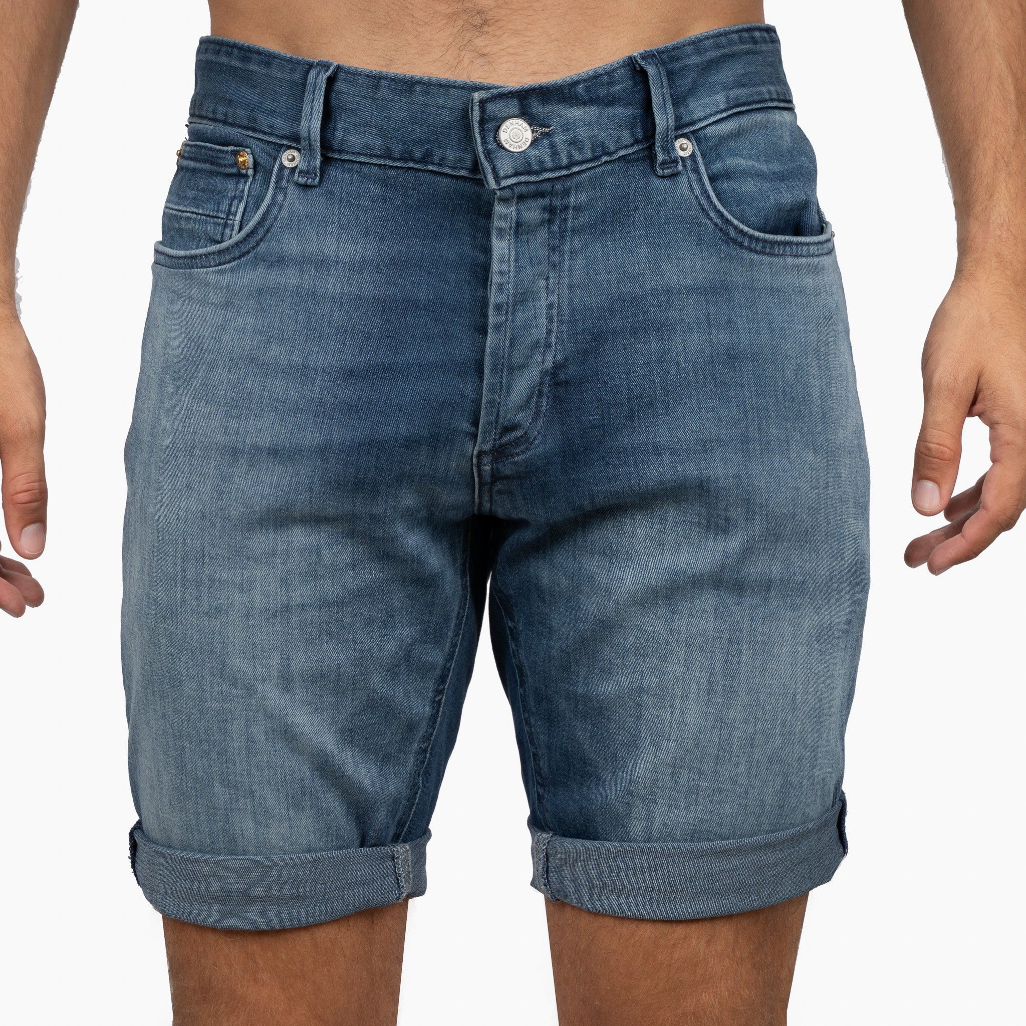 Denham Korte Broek Jeans Blauw | Razor