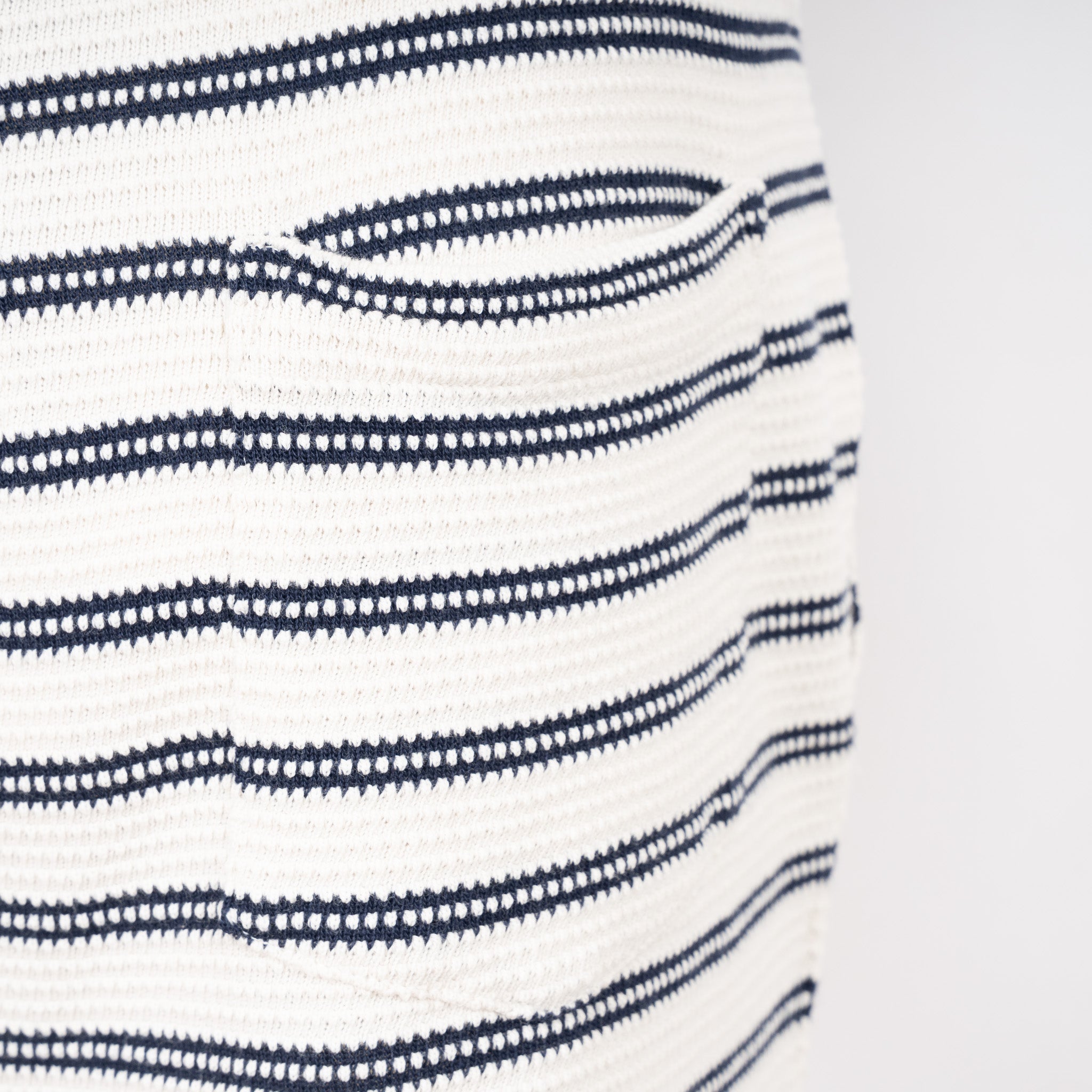 Ralph Lauren Korte Broek Blauw Gestreept | Pointelle-Ribbed