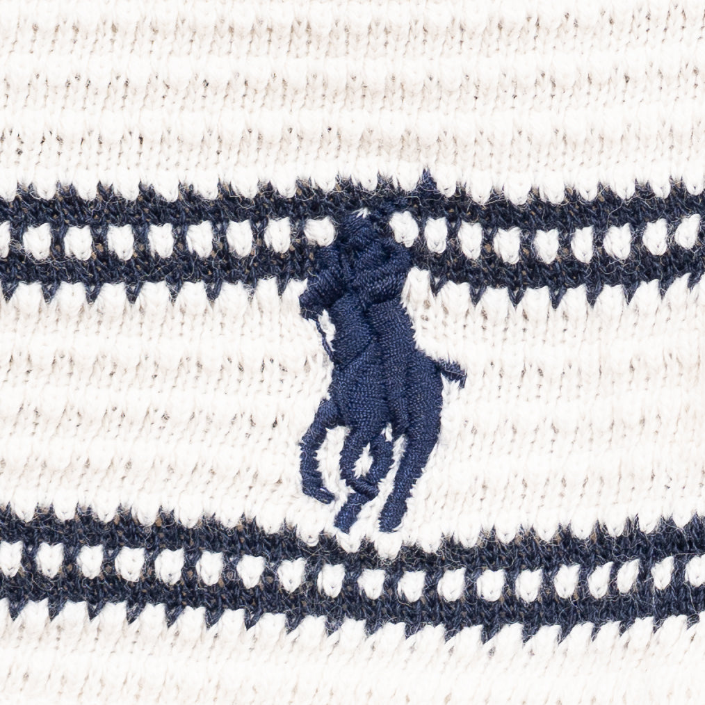 Ralph Lauren Korte Broek Blauw Gestreept | Pointelle-Ribbed