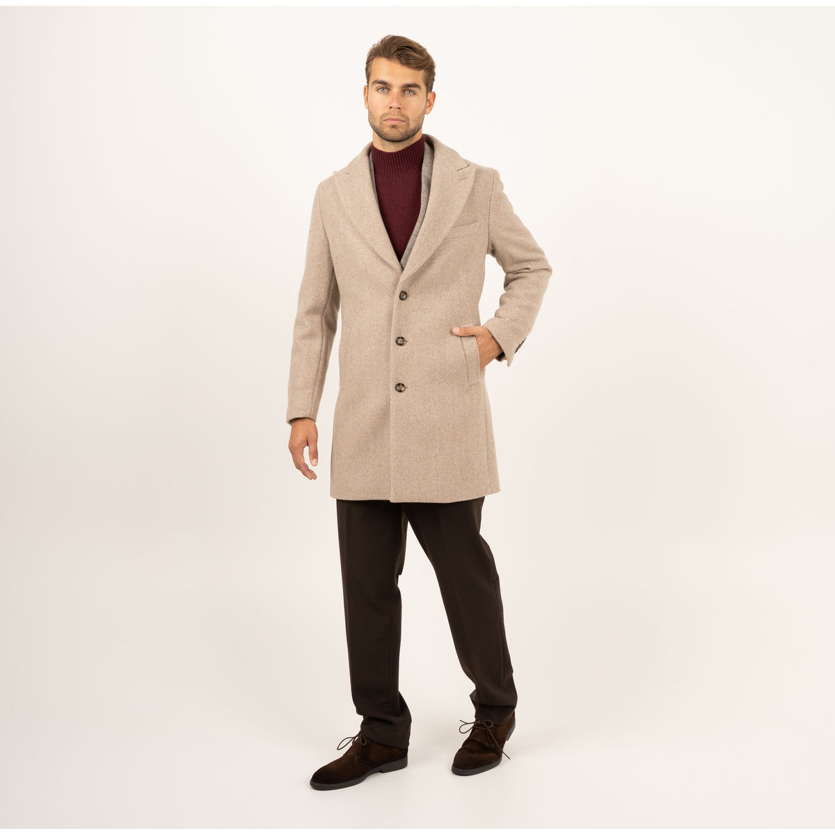 SEVEN DIALS Mantel Beige | Vancouver