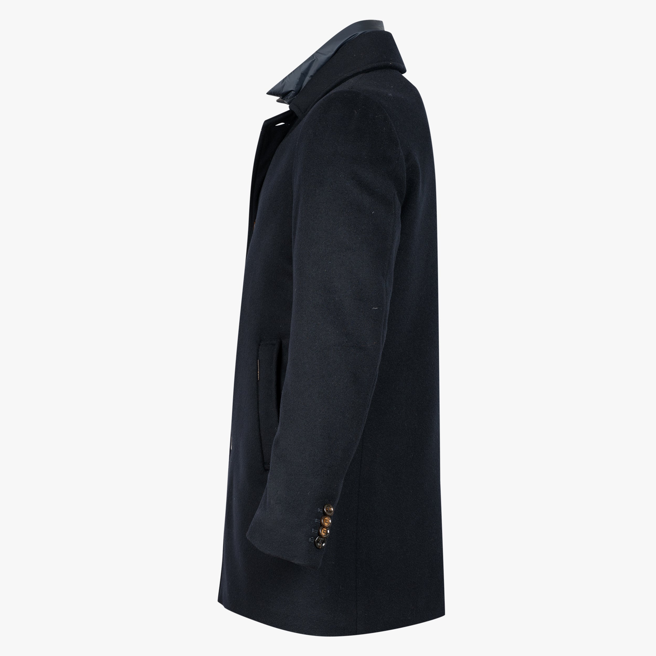 Moorer Mantel Donkerblauw | Monferrato-LE