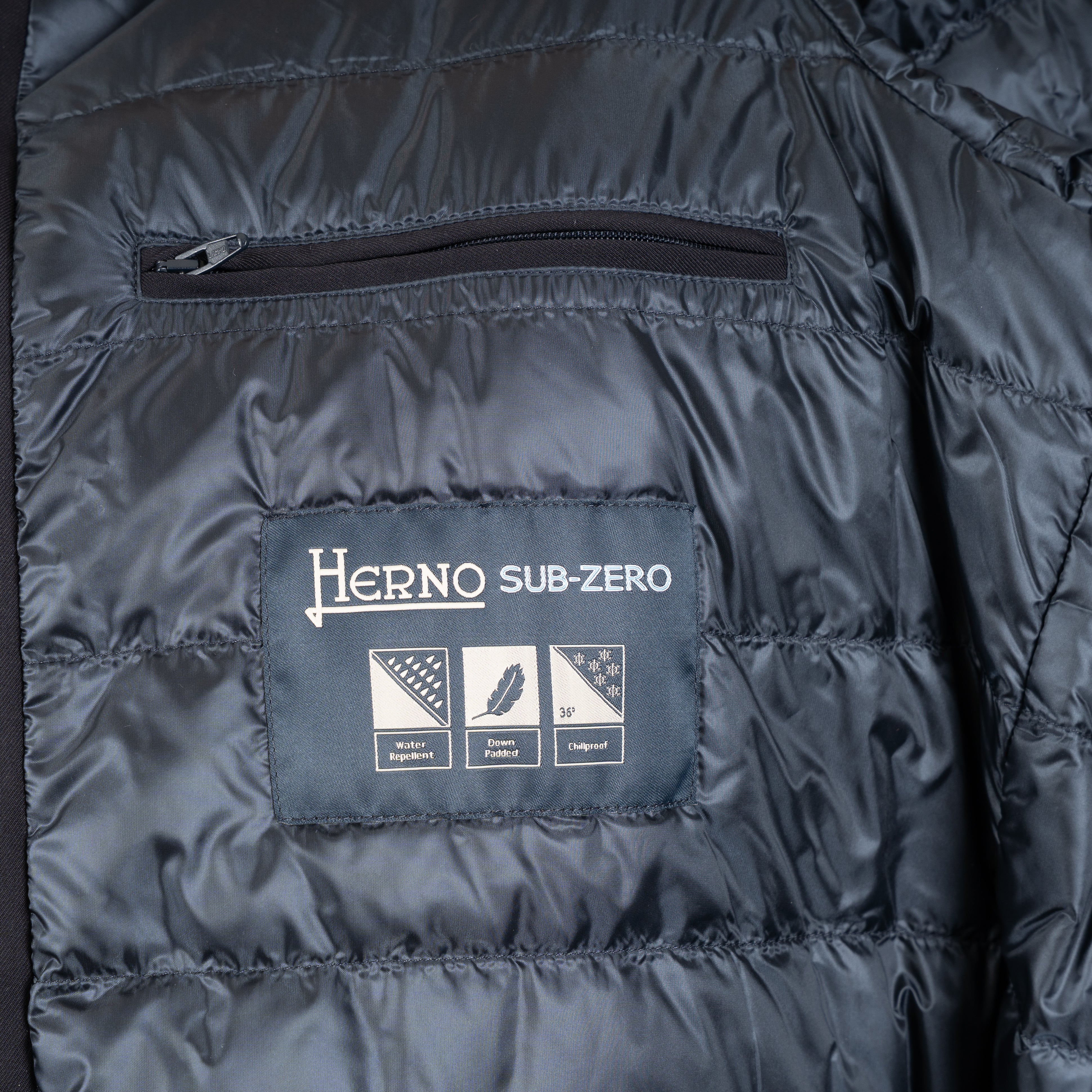 Herno Mantel Blauw | Sub-Zero