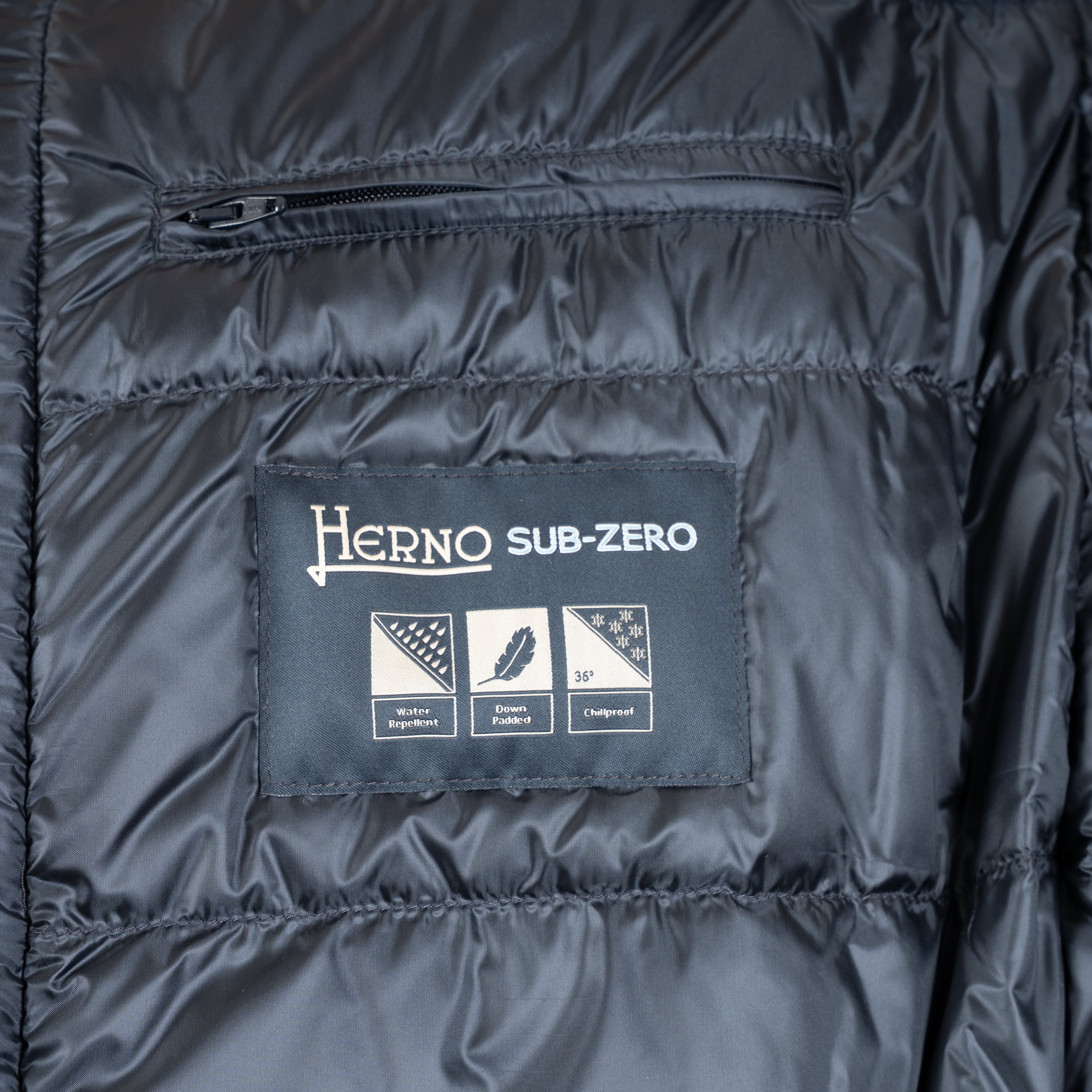 Herno Mantel Blauw | Sub-Zero