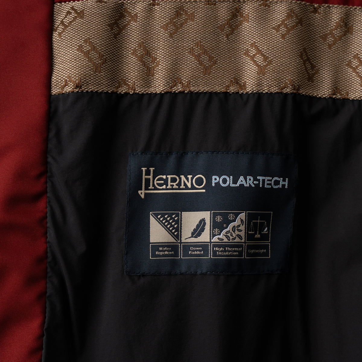Herno Donsjas Rood | Polar-Tech