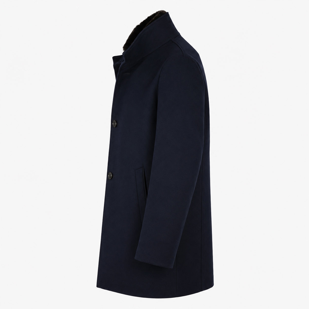 Paul & Shark Mantel Donkerblauw | Loro Piana Green Storm System® Cashmere