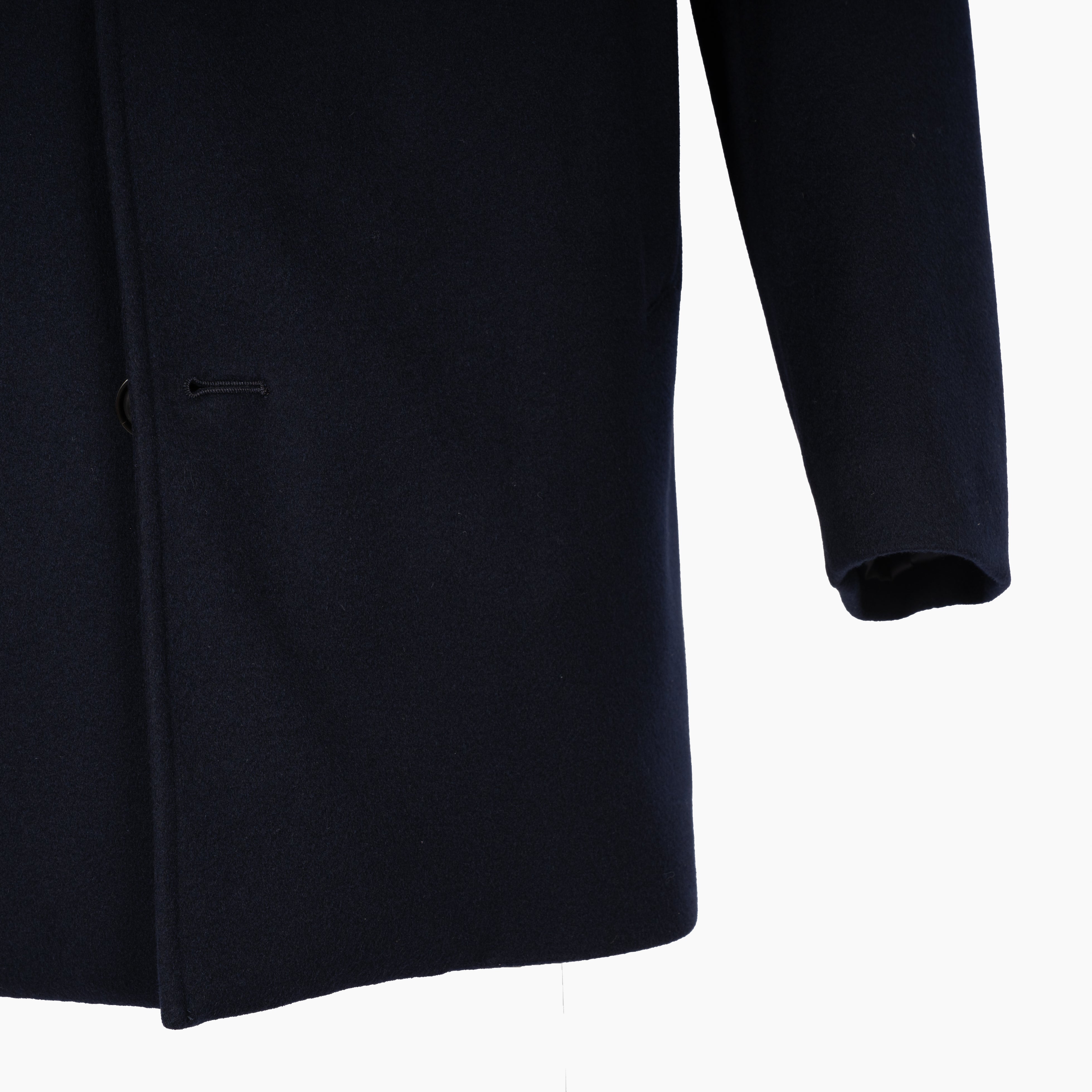 Paul & Shark Mantel Donkerblauw | Loro Piana Green Storm System® Cashmere