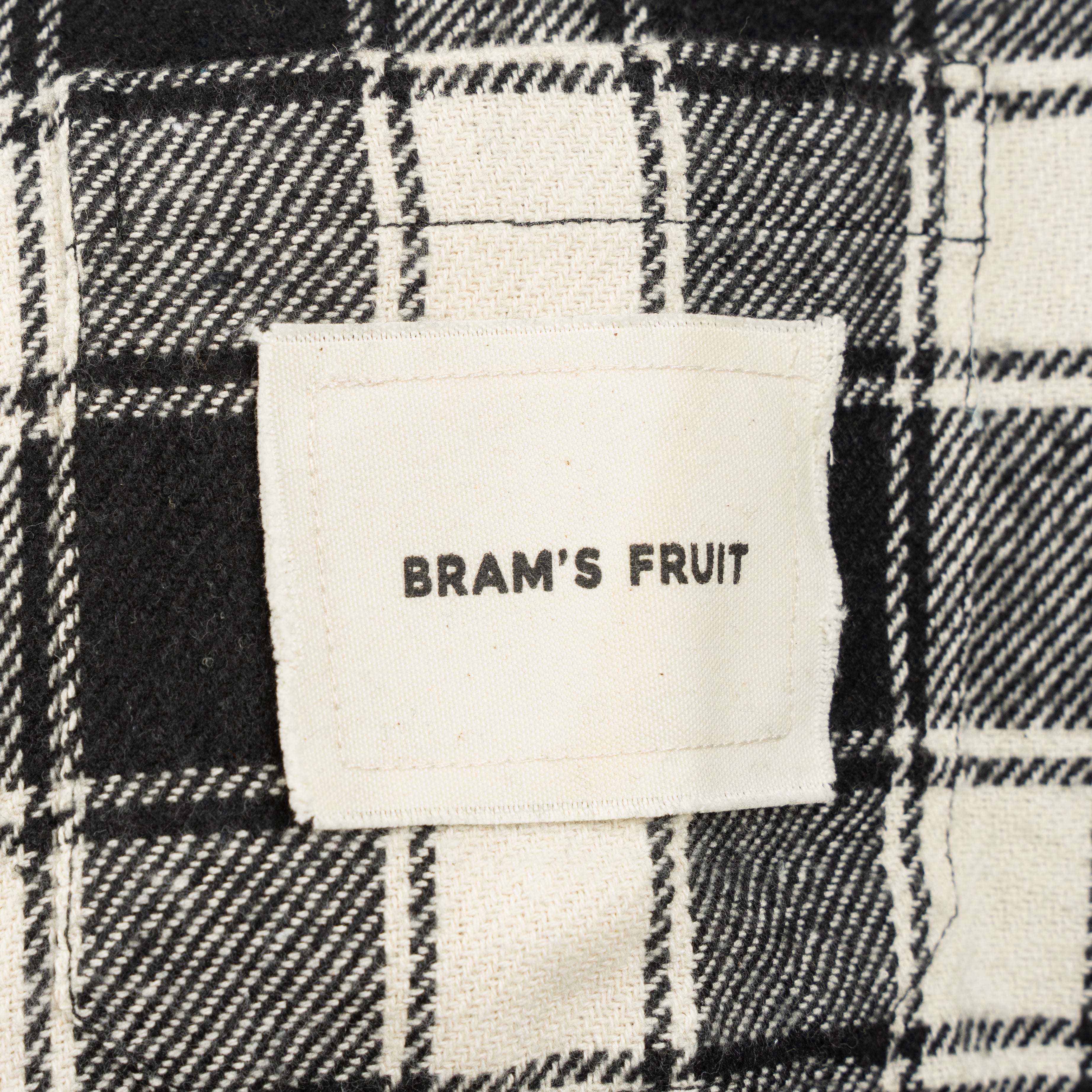 Bram's Fruit Overshirt Geruit Zwart | Flannel
