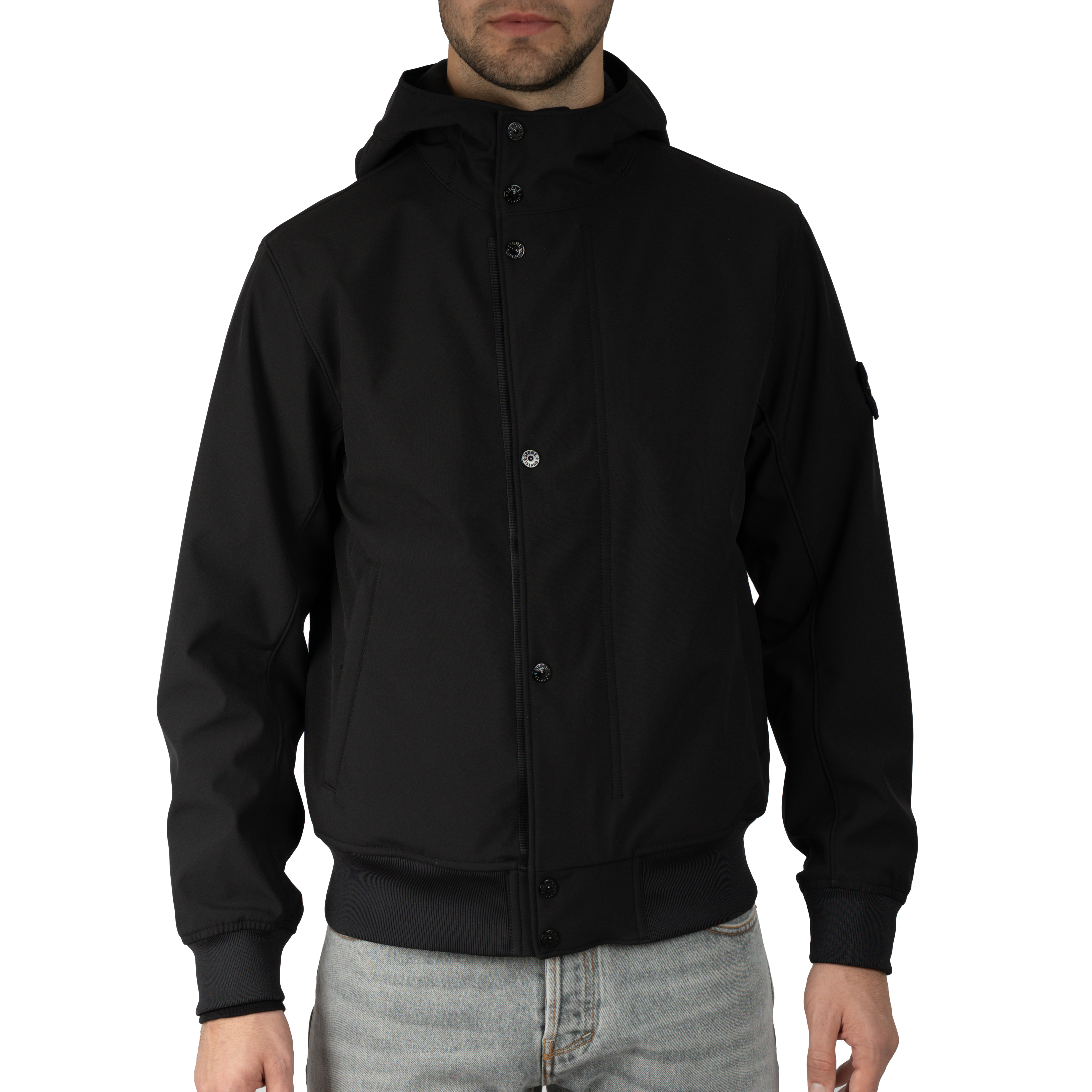 Stone Island Soft Shell Jas Zwart | Soft Shell-R