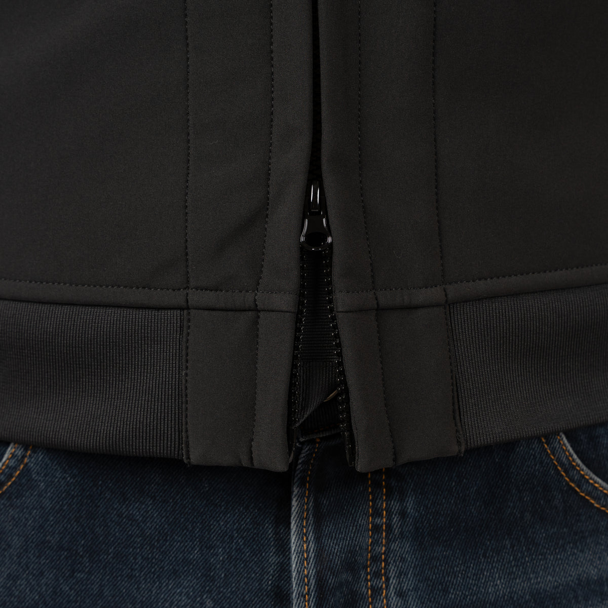 Stone Island Soft Shell Jack Zwart | SHELL-R_E.DYE® TECHNOLOGY