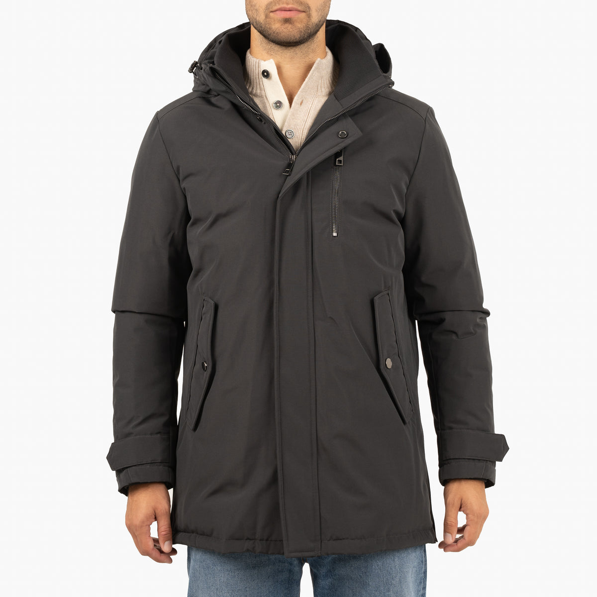 SEVEN DIALS Winterjas Grijs | Napels