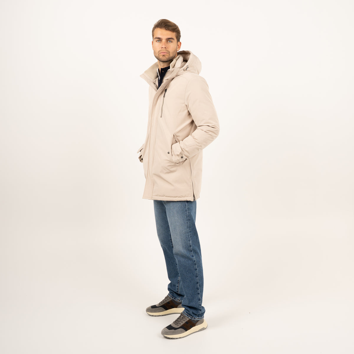 SEVEN DIALS Winterjas Beige | Napels