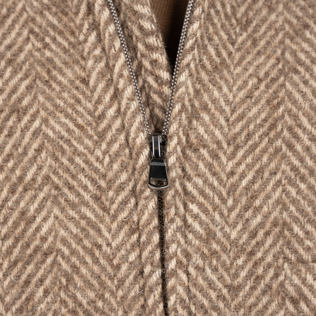 SEVEN DIALS Bomberjack Visgraat Beige | Dhaka