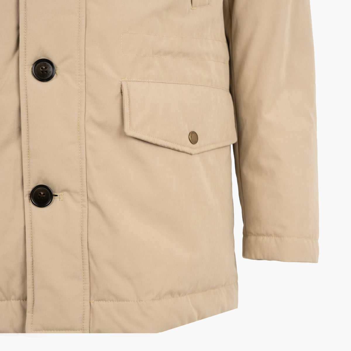 Woolrich Parka Beige | Mountain Cloth Parka