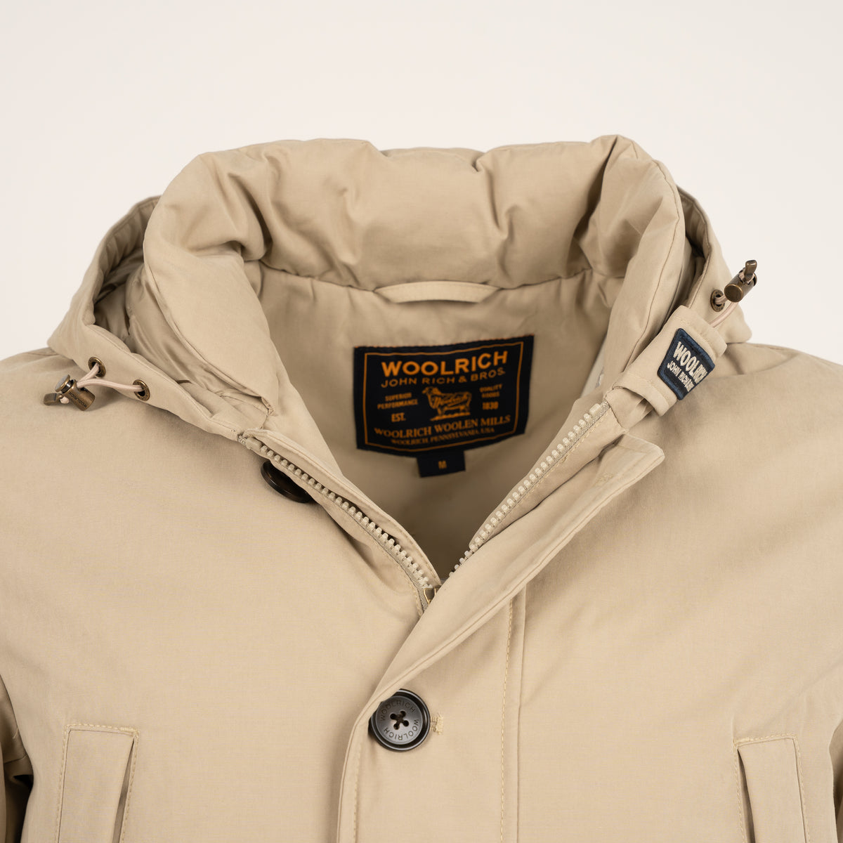 Woolrich Parka Beige | Mountain Cloth Parka