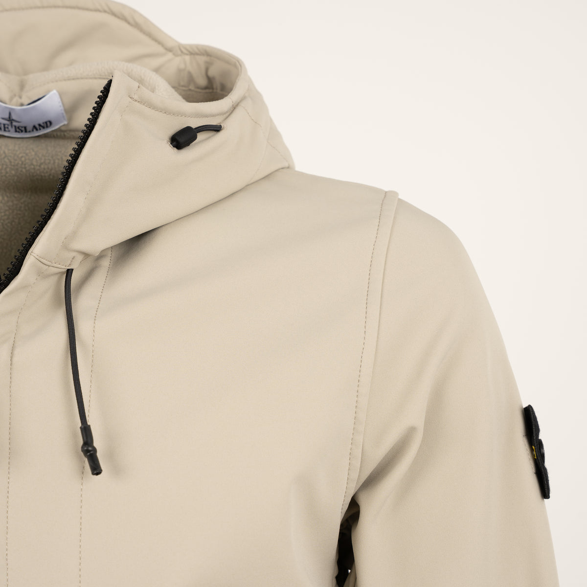 Stone Island Soft Shell Jack Beige | SHELL-R_E.DYE® TECHNOLOGY