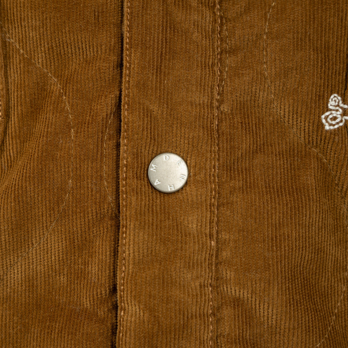 Denham Corduroy Overshirt Bruin | Craft Jacket Cotea