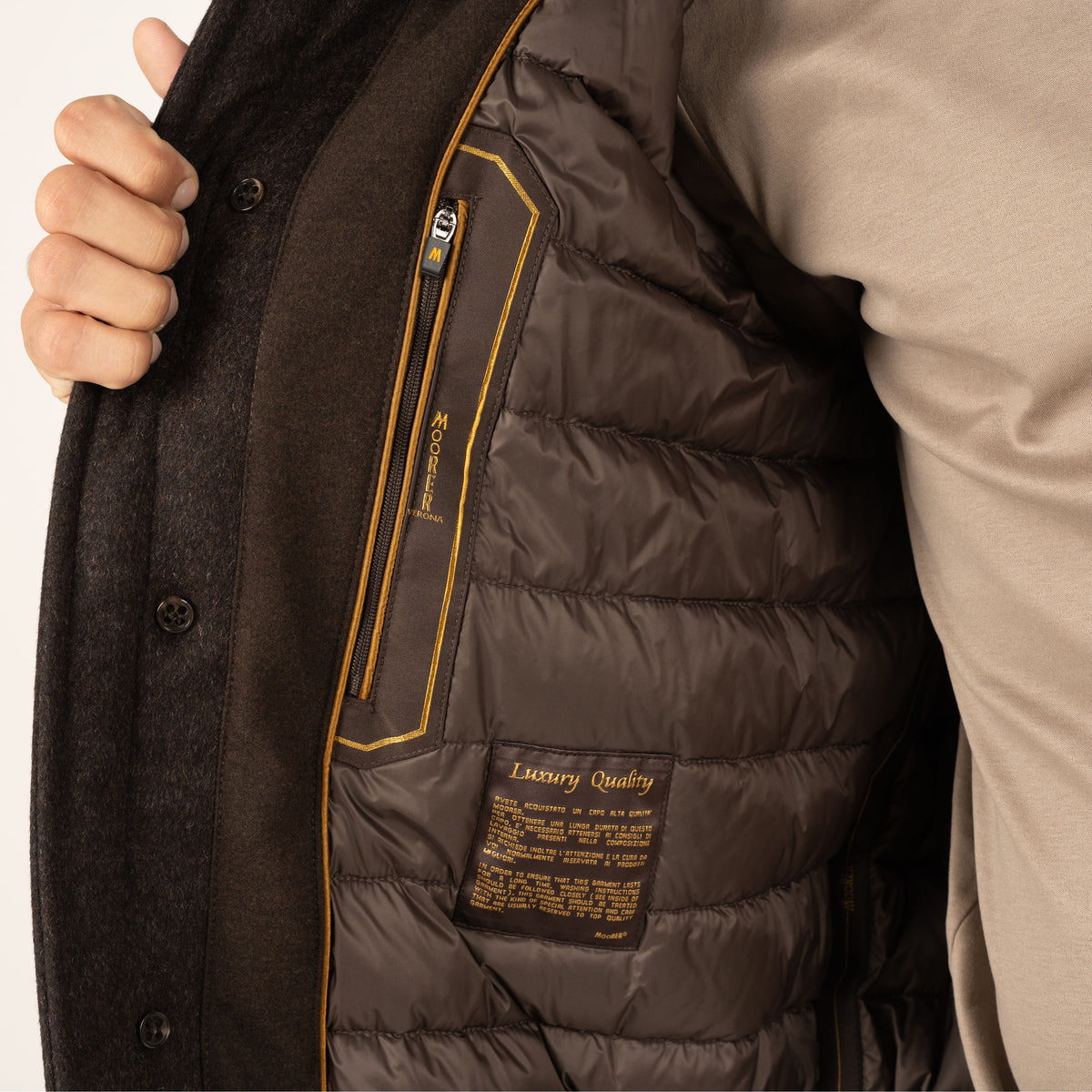 Moorer Bomberjack Donkerbruin | Levion-LE