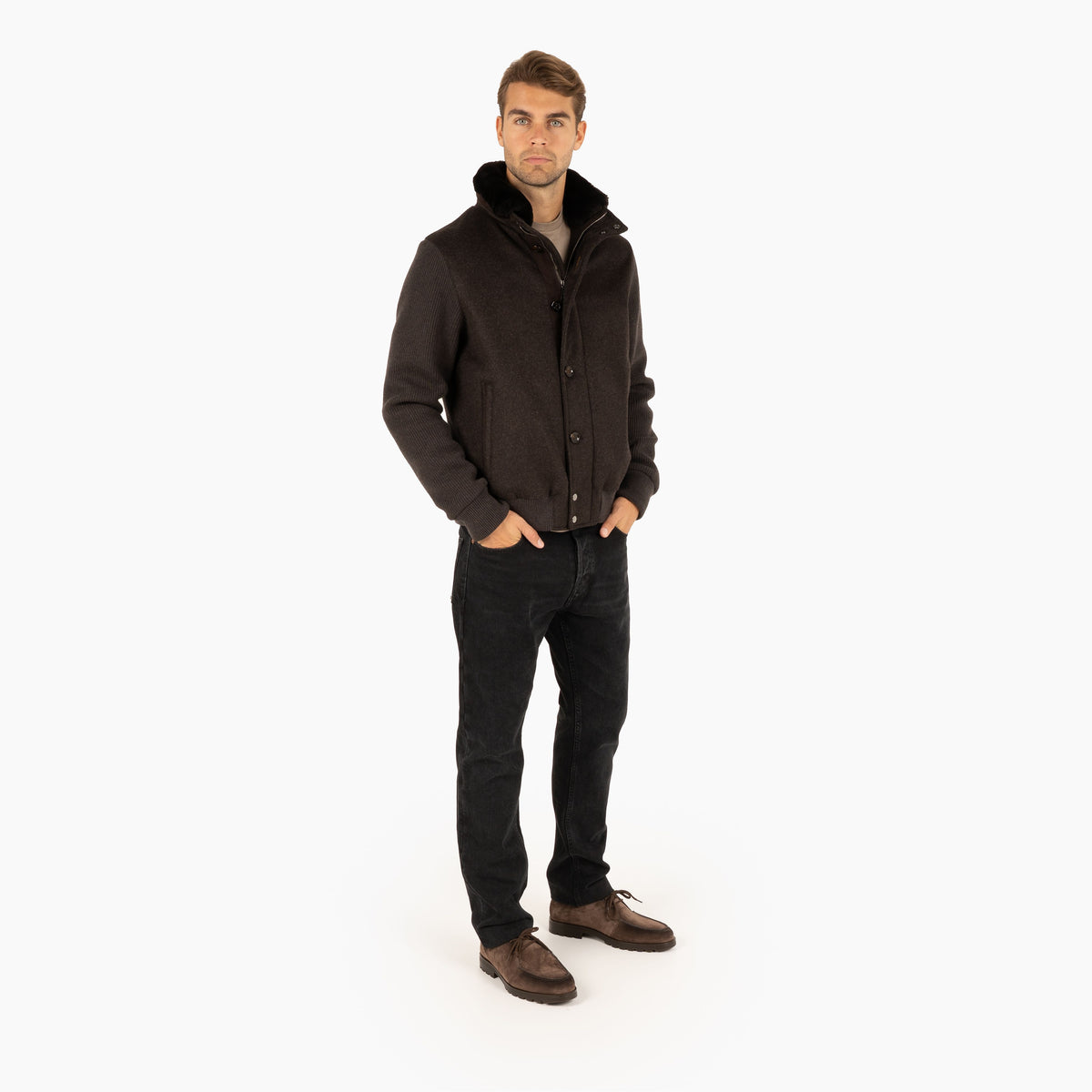 Moorer Bomberjack Donkerbruin | Levion-LE
