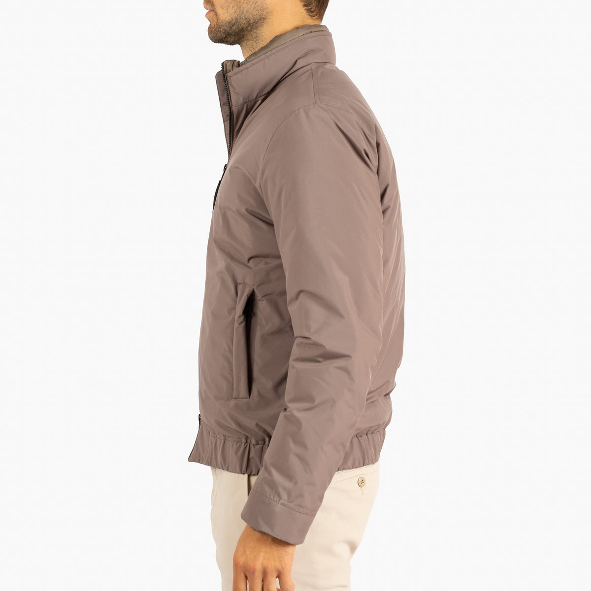 Woolrich Bomberjack Taupe | Lewis Bomber