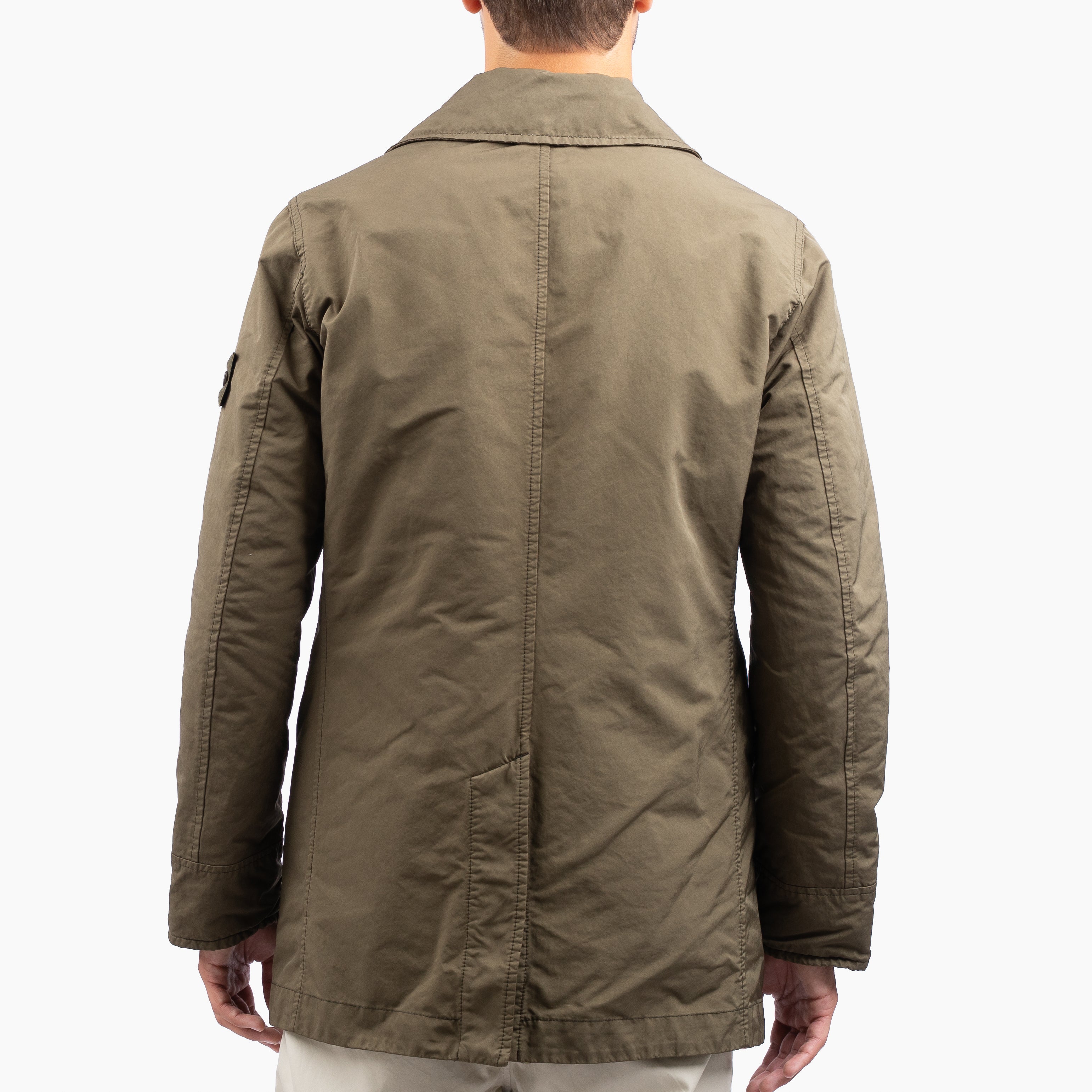 Stone Island Trench Coat Groen | Ghost