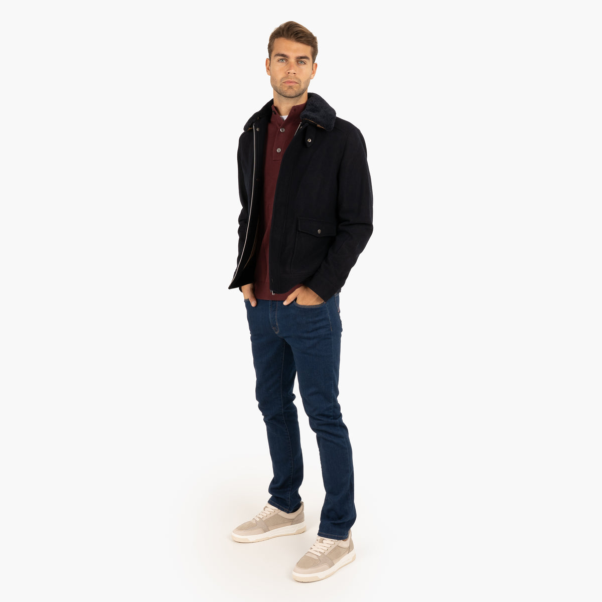 SEVEN DIALS Bomberjack Blauw | Jones
