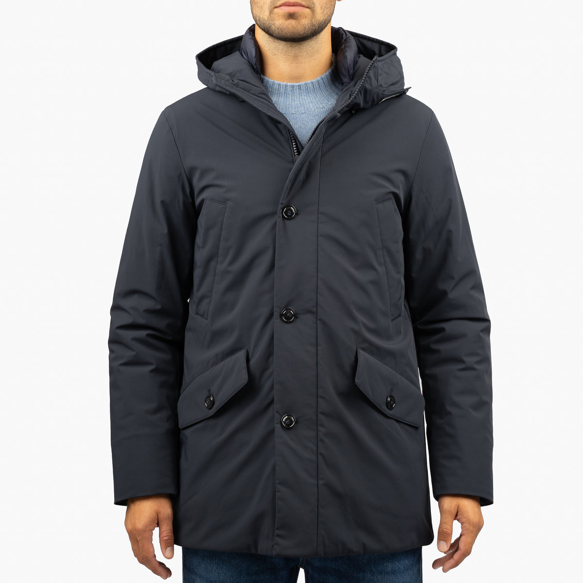 Woolrich Parka Blauw | Arctic Parka Stretch