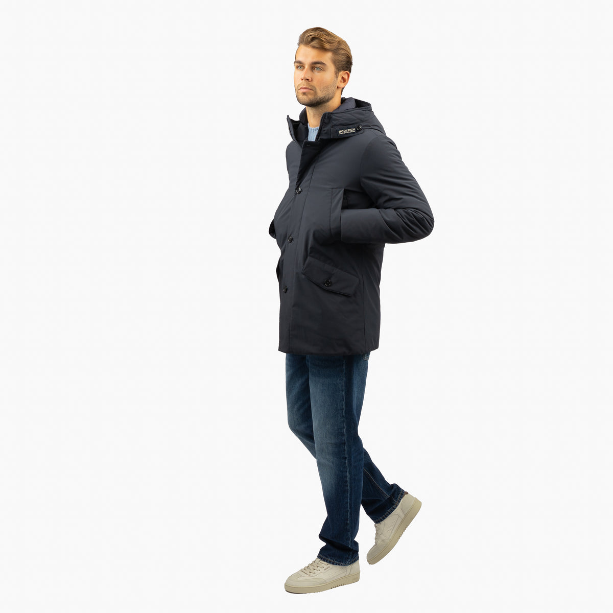 Woolrich Parka Blauw | Arctic Parka Stretch