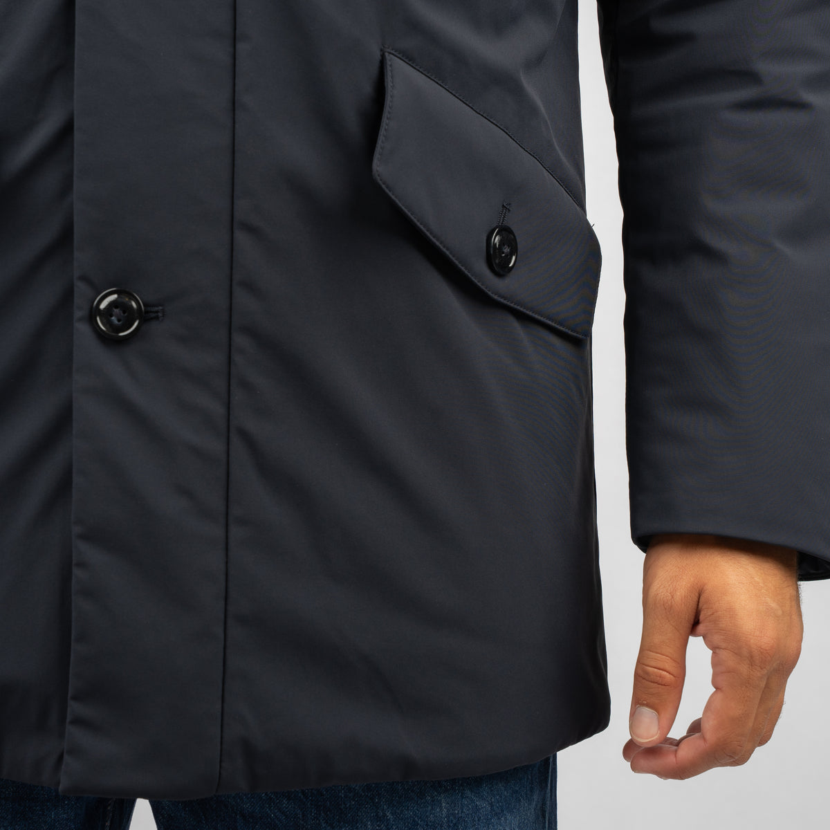 Woolrich Parka Blauw | Arctic Parka Stretch