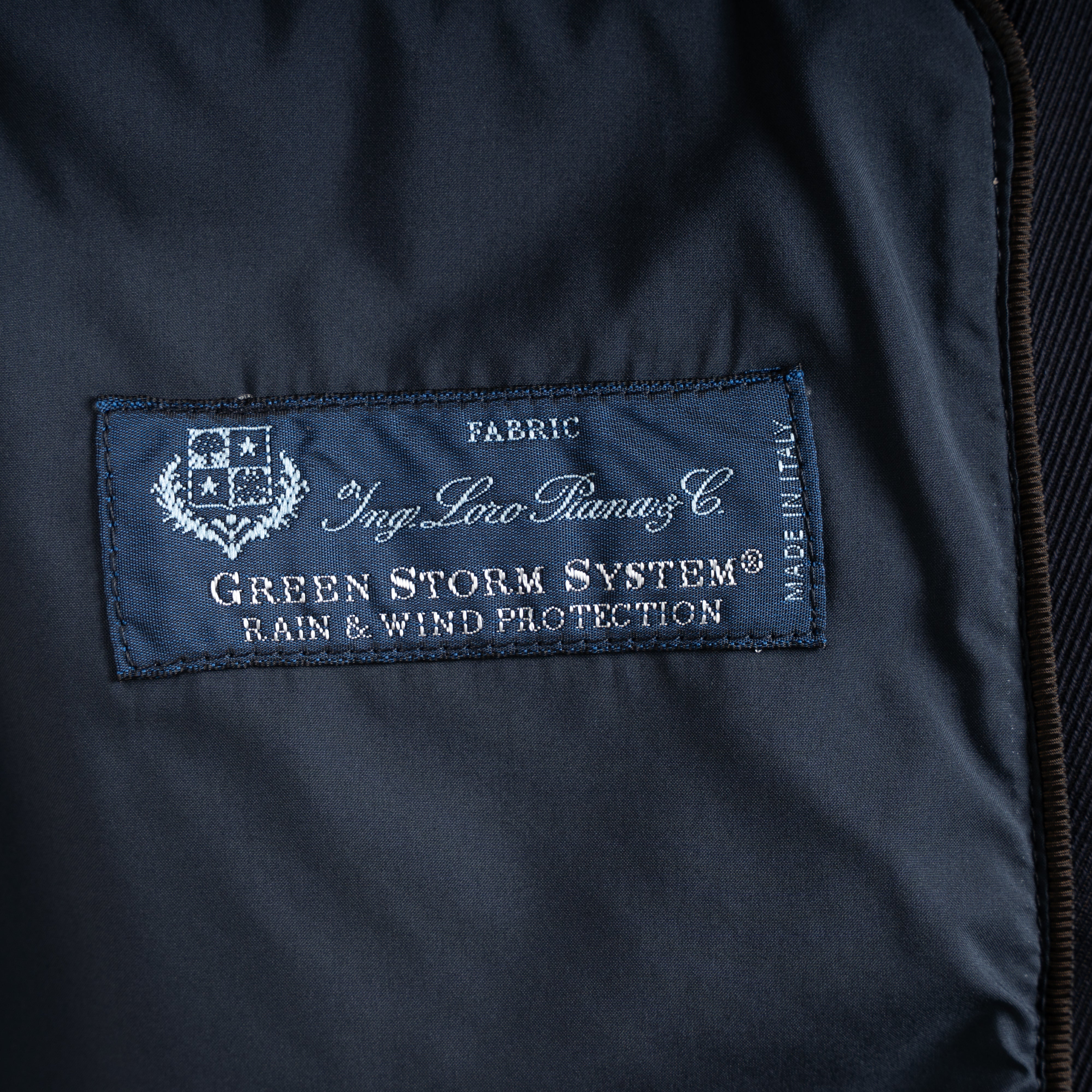 Herno Bomberjack Blauw | Loro Piana Green Storm System®